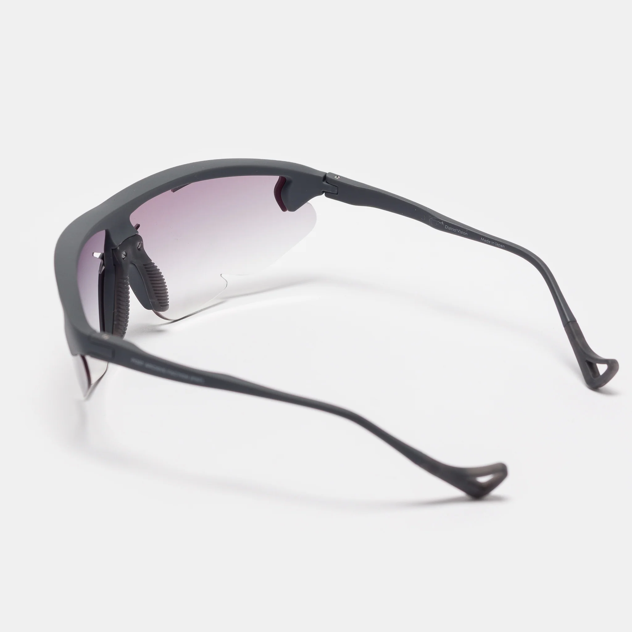 PAF Junya Racer Sunglasses in Off-Black/D+ Gray Gradient - Image 3
