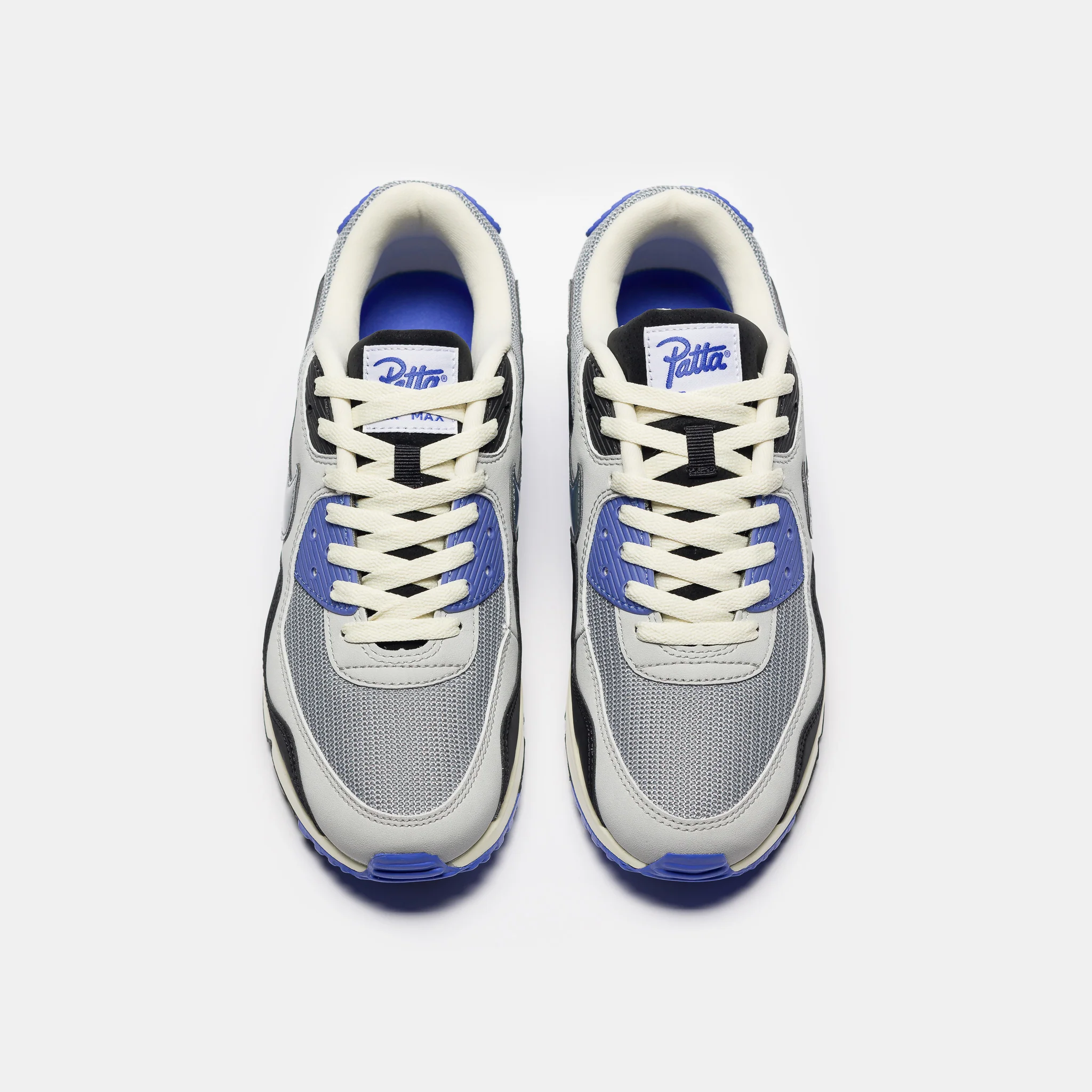 Patta Air Max 90 SP Sneaker in Particle Grey/Neutral Grey/Sapphire - Image 4