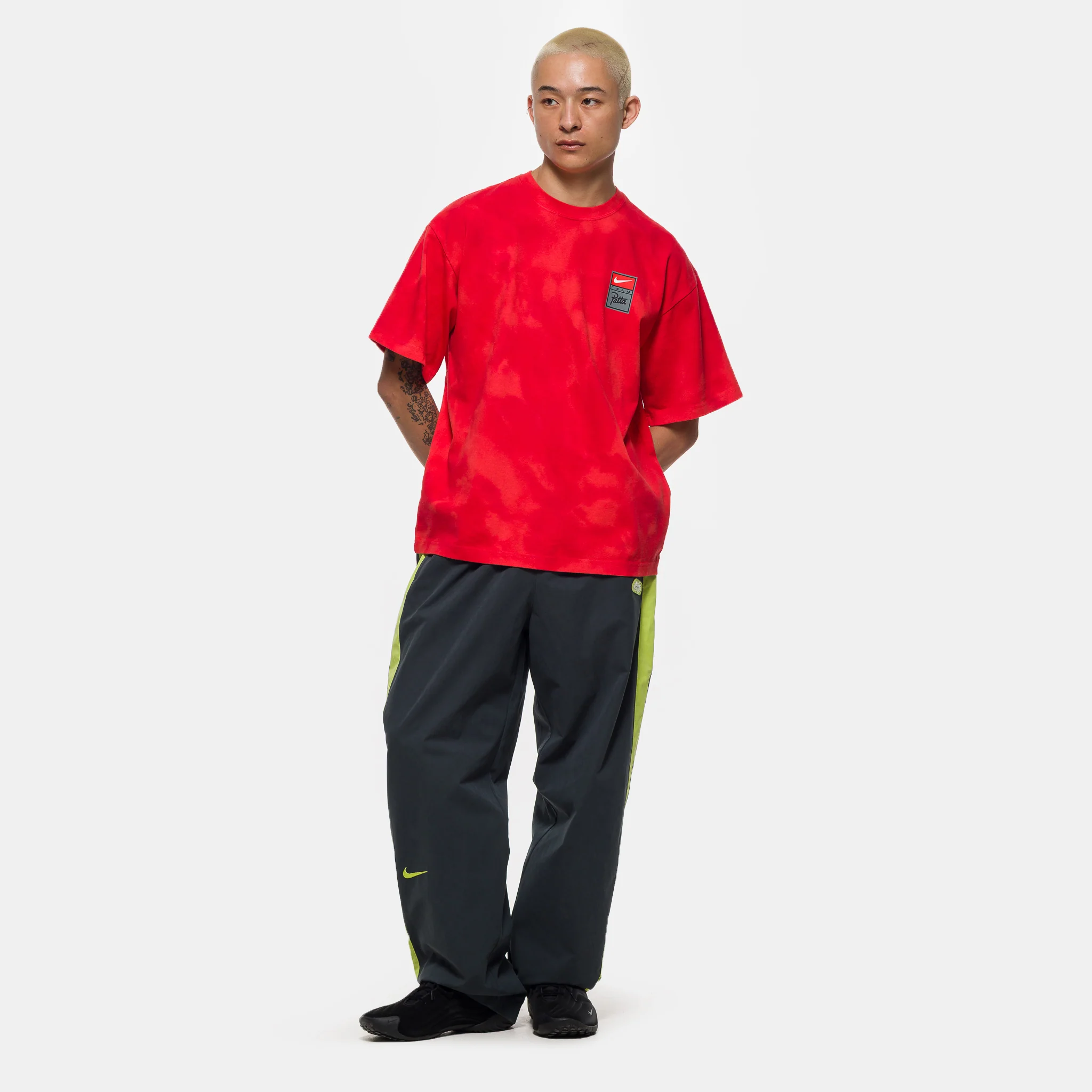 Patta T-Shirt in Rush Red/University Red/Gym Red - Image 2