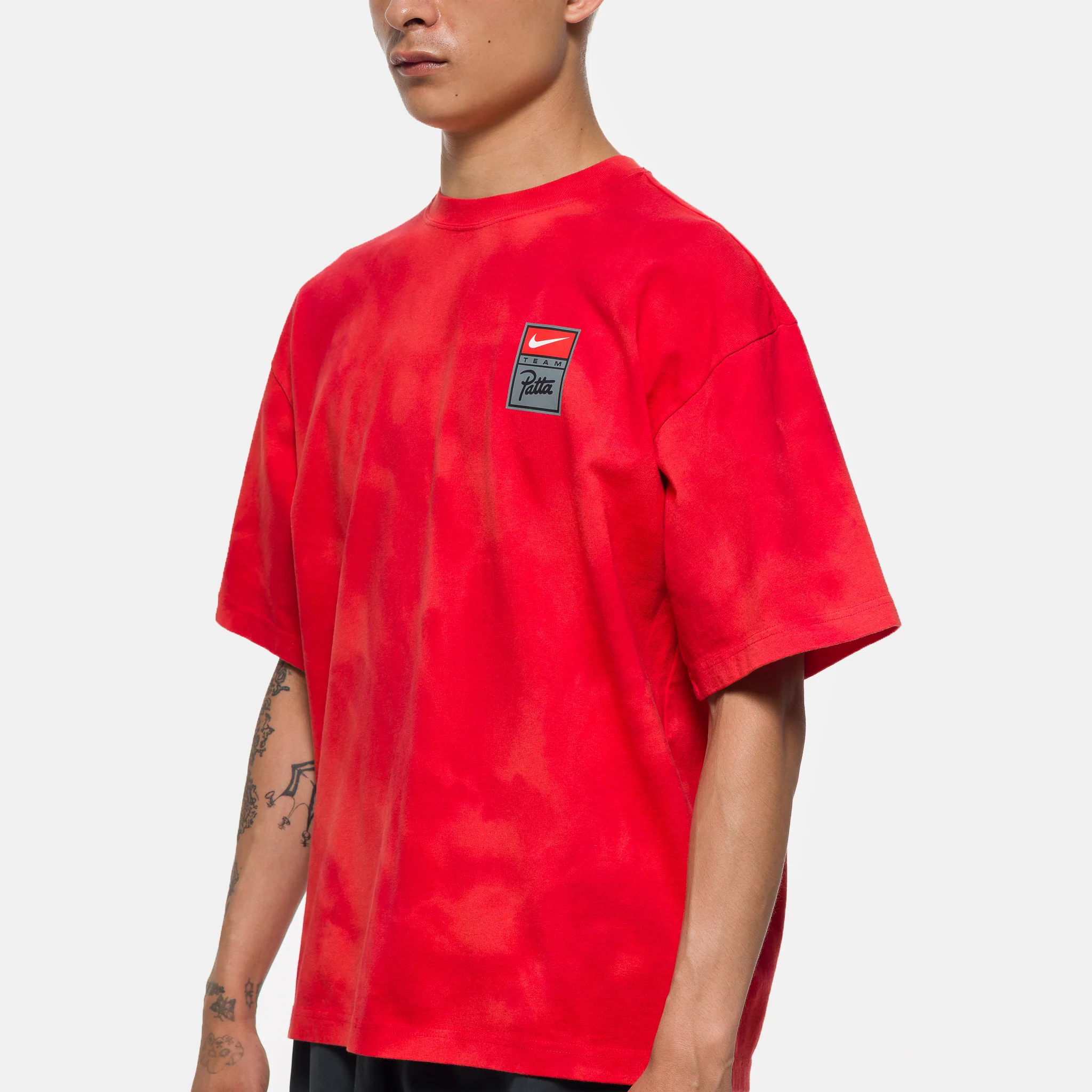 Patta T-Shirt in Rush Red/University Red/Gym Red - Image 4