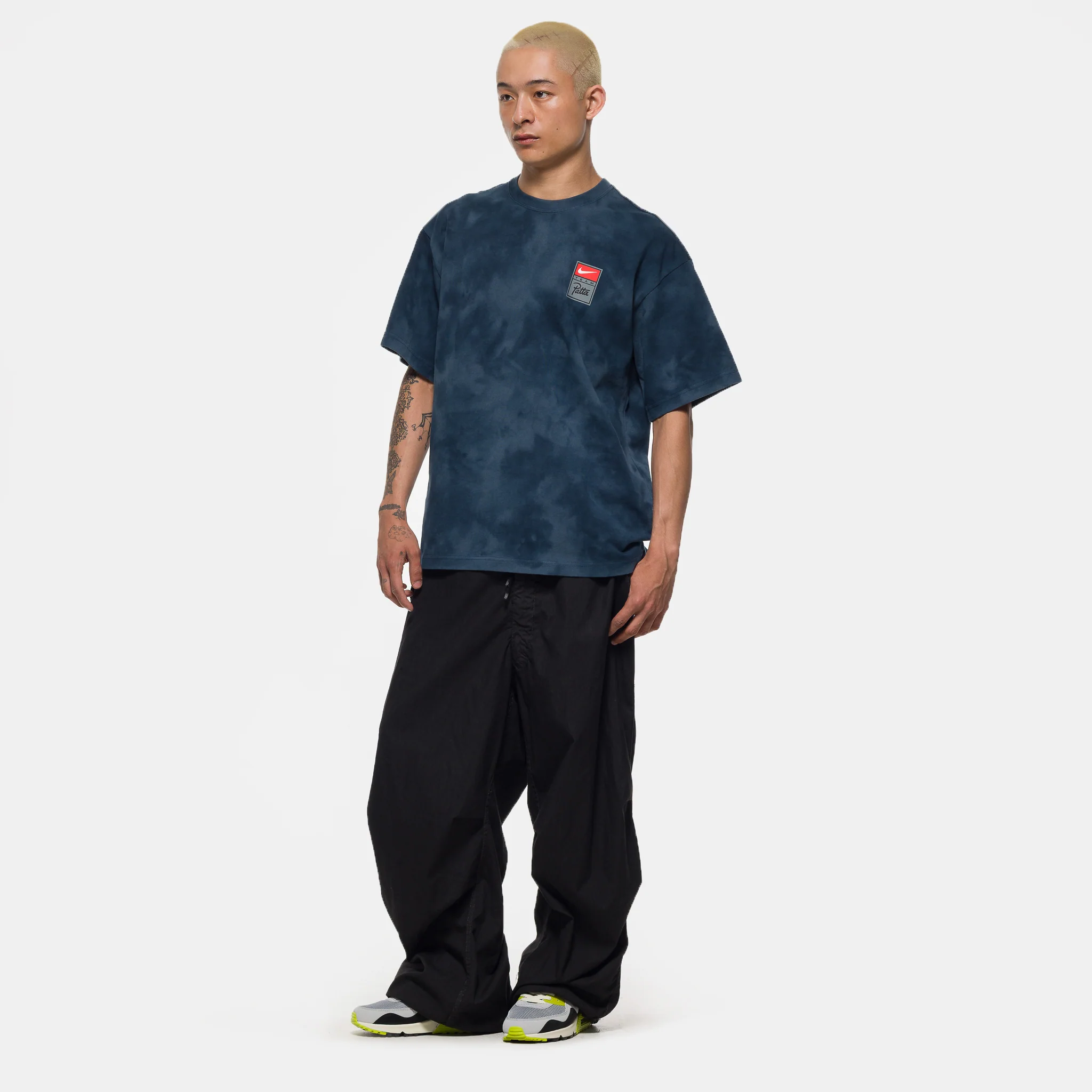 Patta T-Shirt in Squadron Blue/Deep Ocean/Dark Obsidian - Image 2