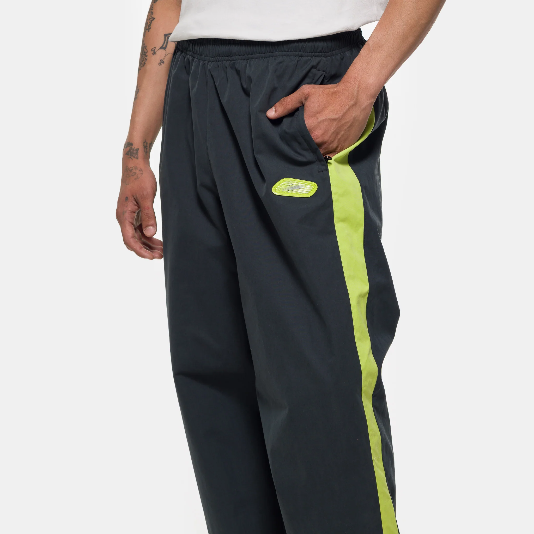 Patta Track Pant in Black/Cyber - Image 4
