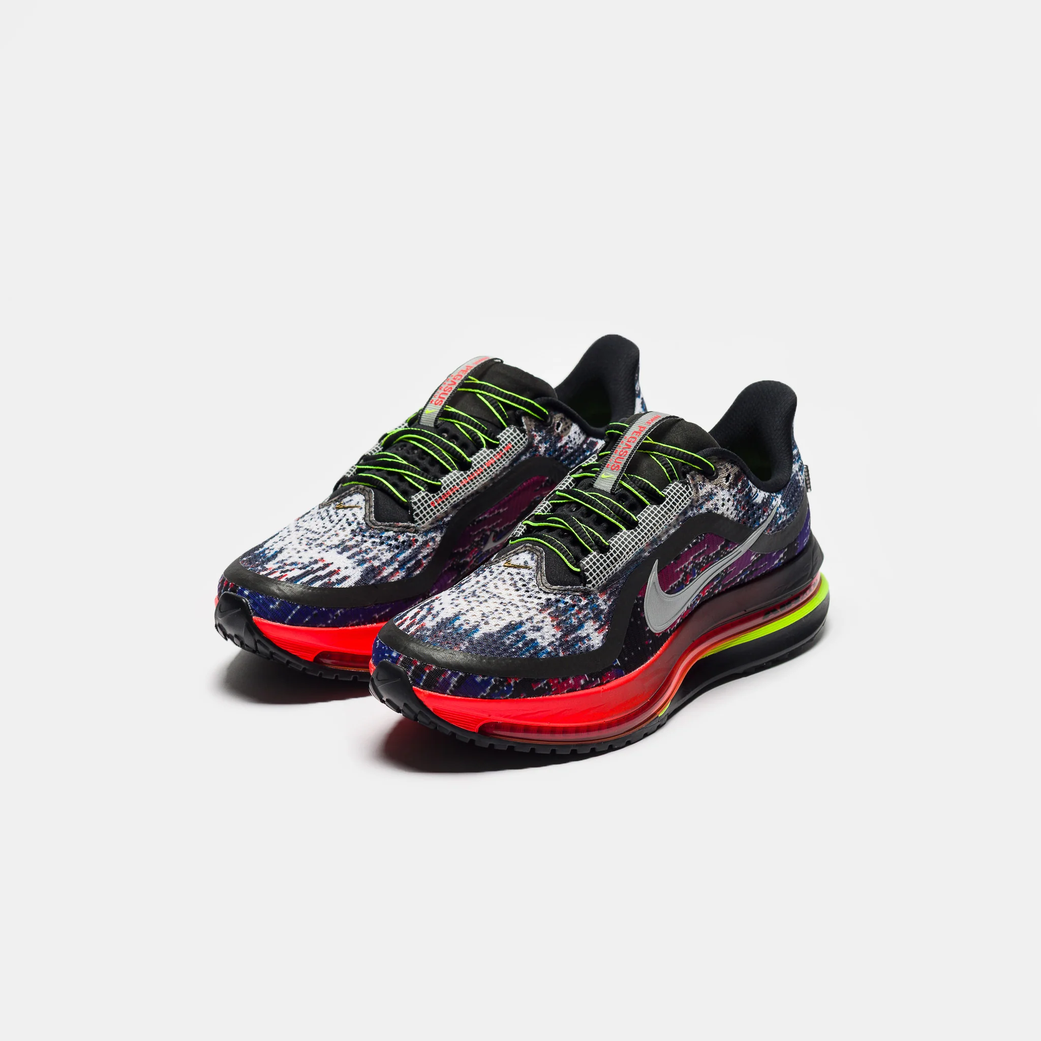 Pegasus Premium Sneaker in Multicolor/Metallic Silver/Volt - Image 3