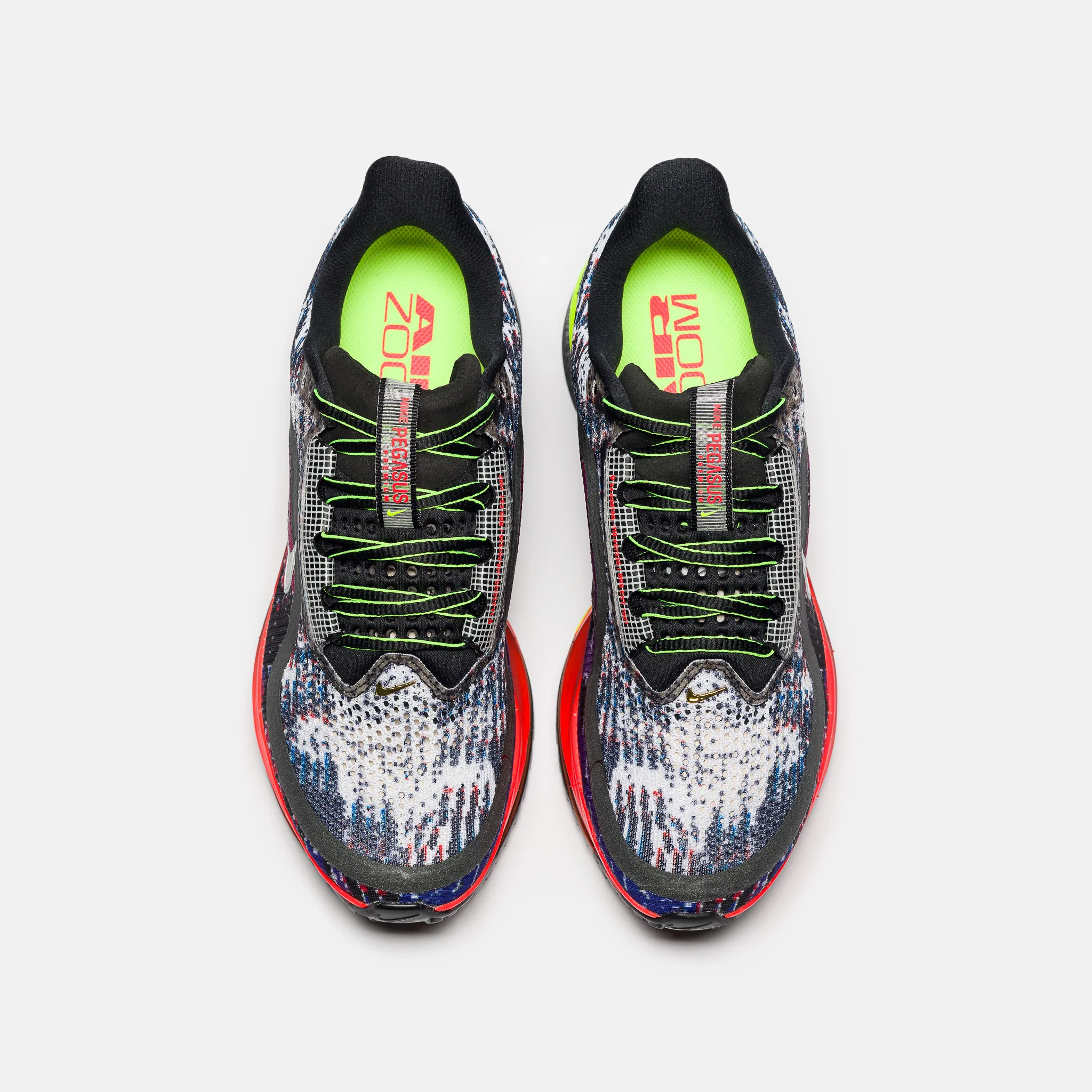 Pegasus Premium Sneaker in Multicolor/Metallic Silver/Volt - Image 4