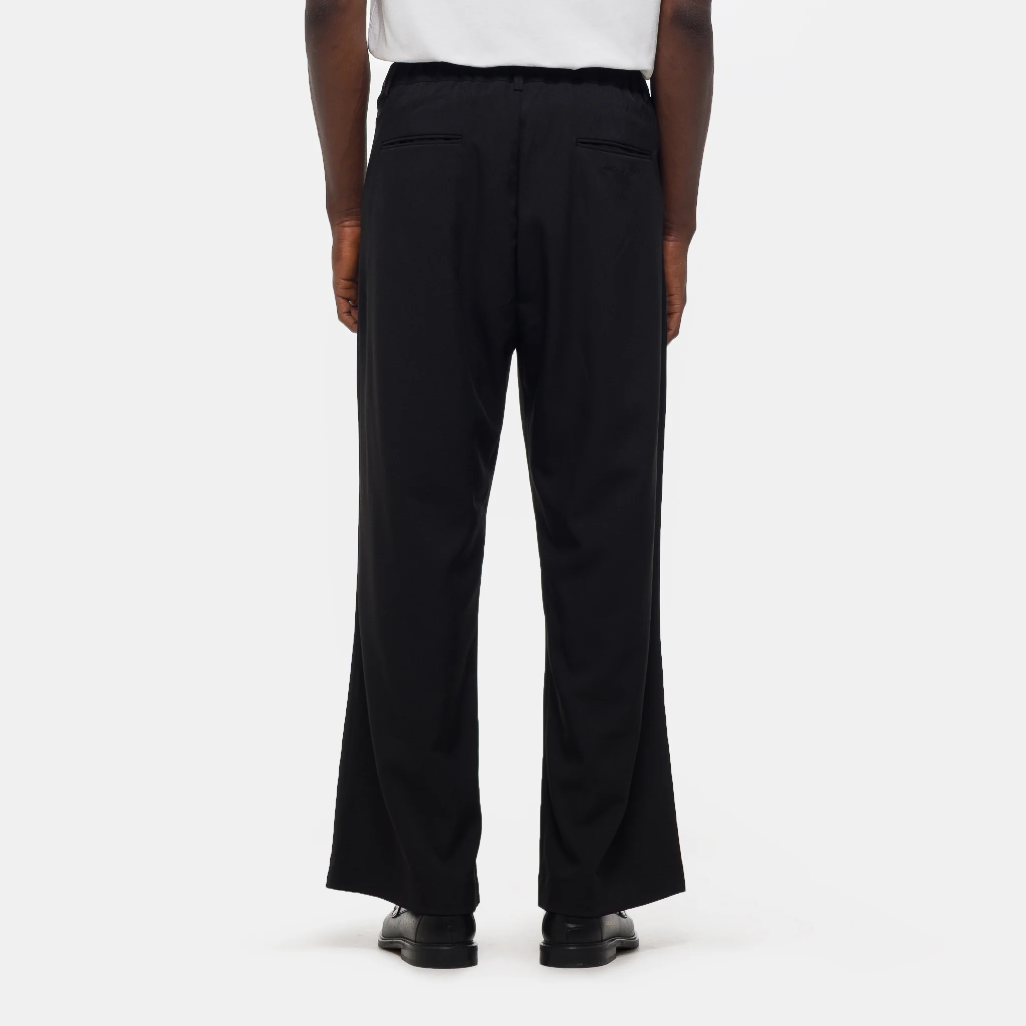 Pintuck Maxi Trouser in Black - Image 3