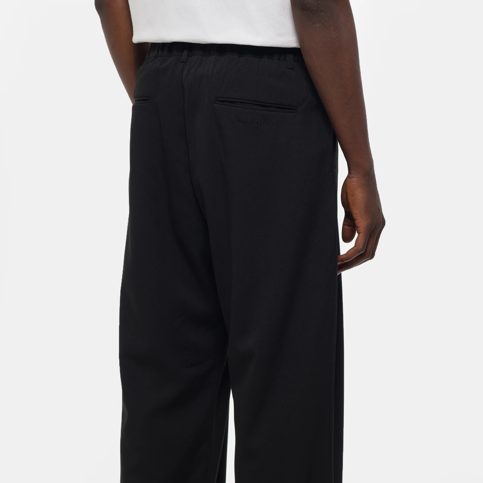 Pintuck Maxi Trouser in Black - Image 5