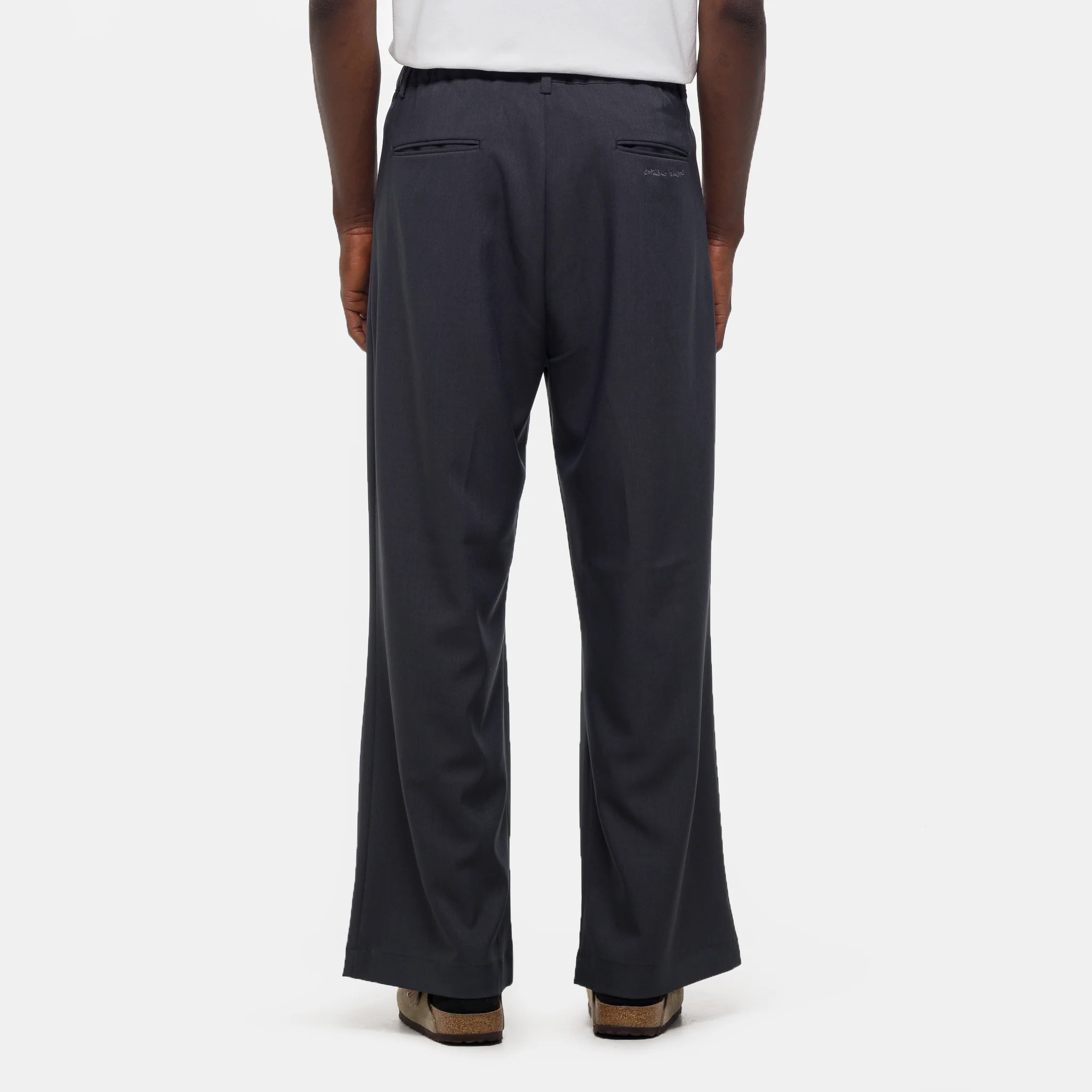 Pintuck Maxi Trouser in Grey - Image 3