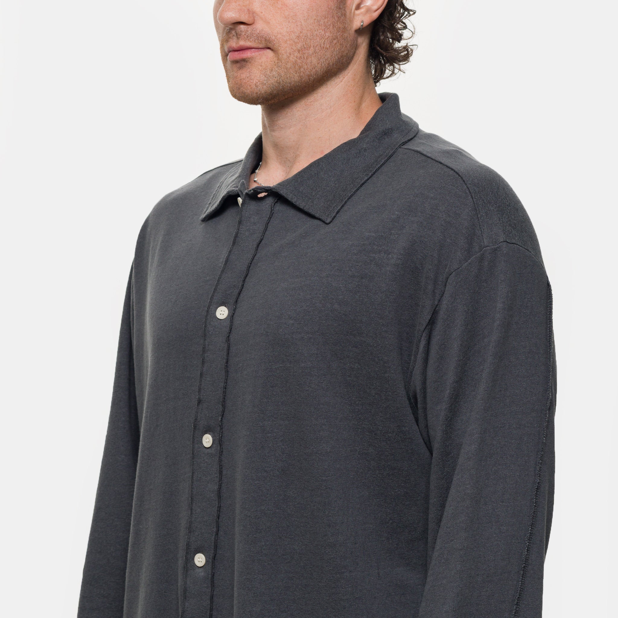 Raise Shirt in Dark Lead - Image 4