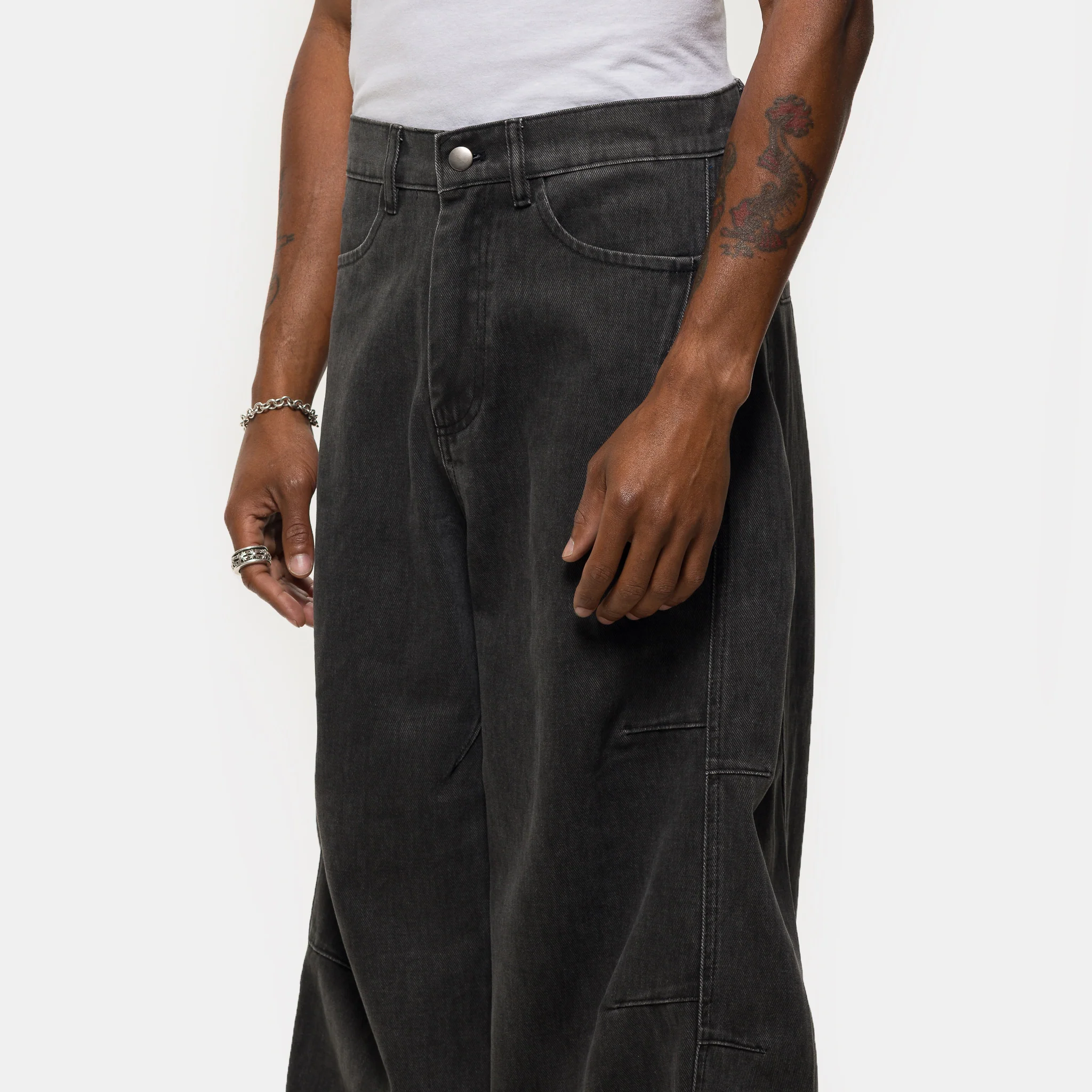 Rancho Denim Jean in Black - Image 4