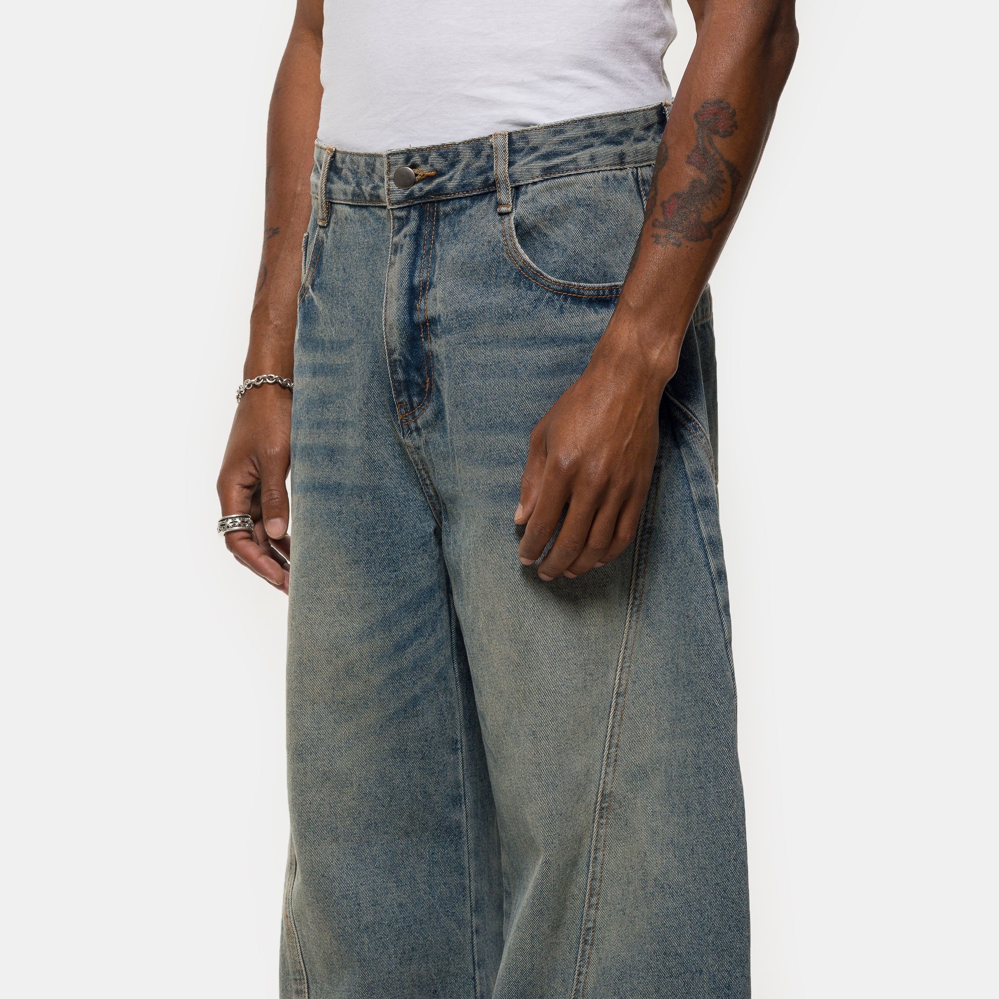 Rancho Denim Jean in Blue - Image 4