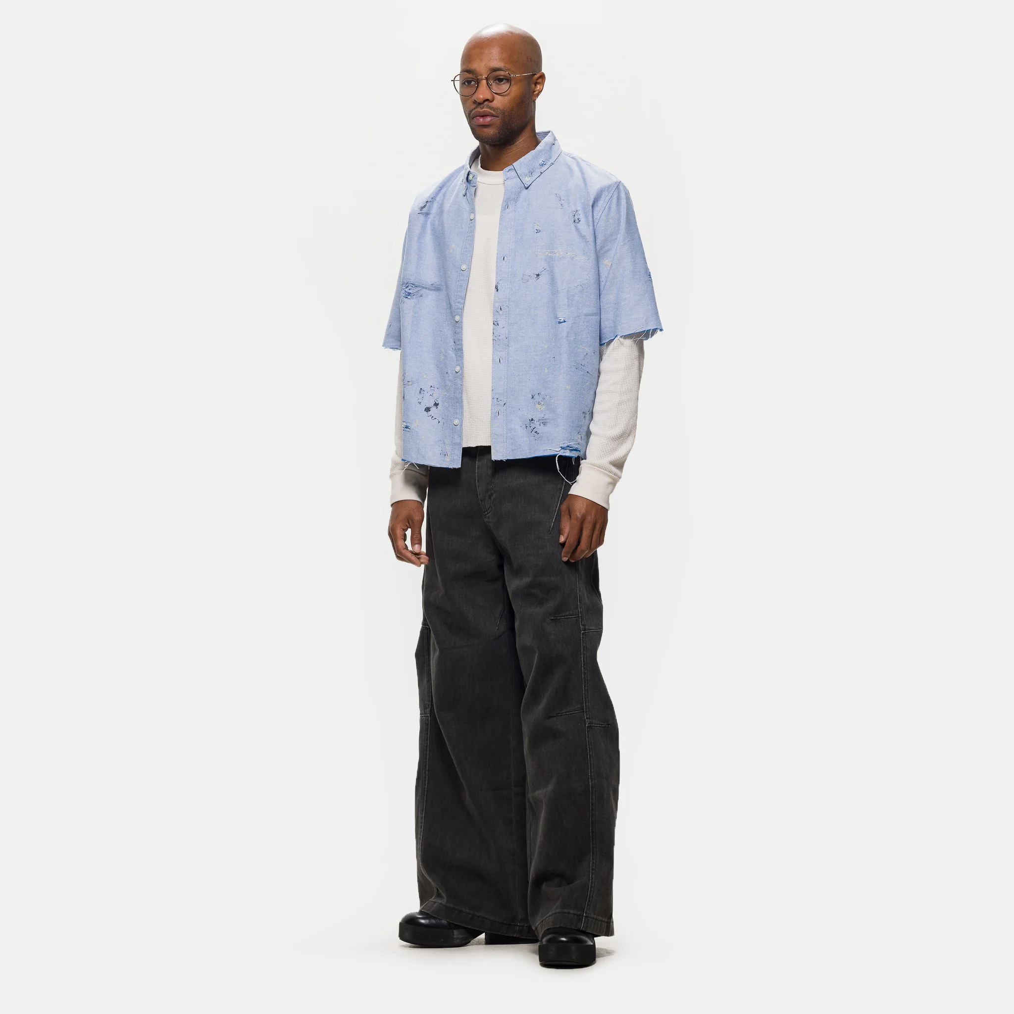 Rancho Work Shirt in Blue - Image 2