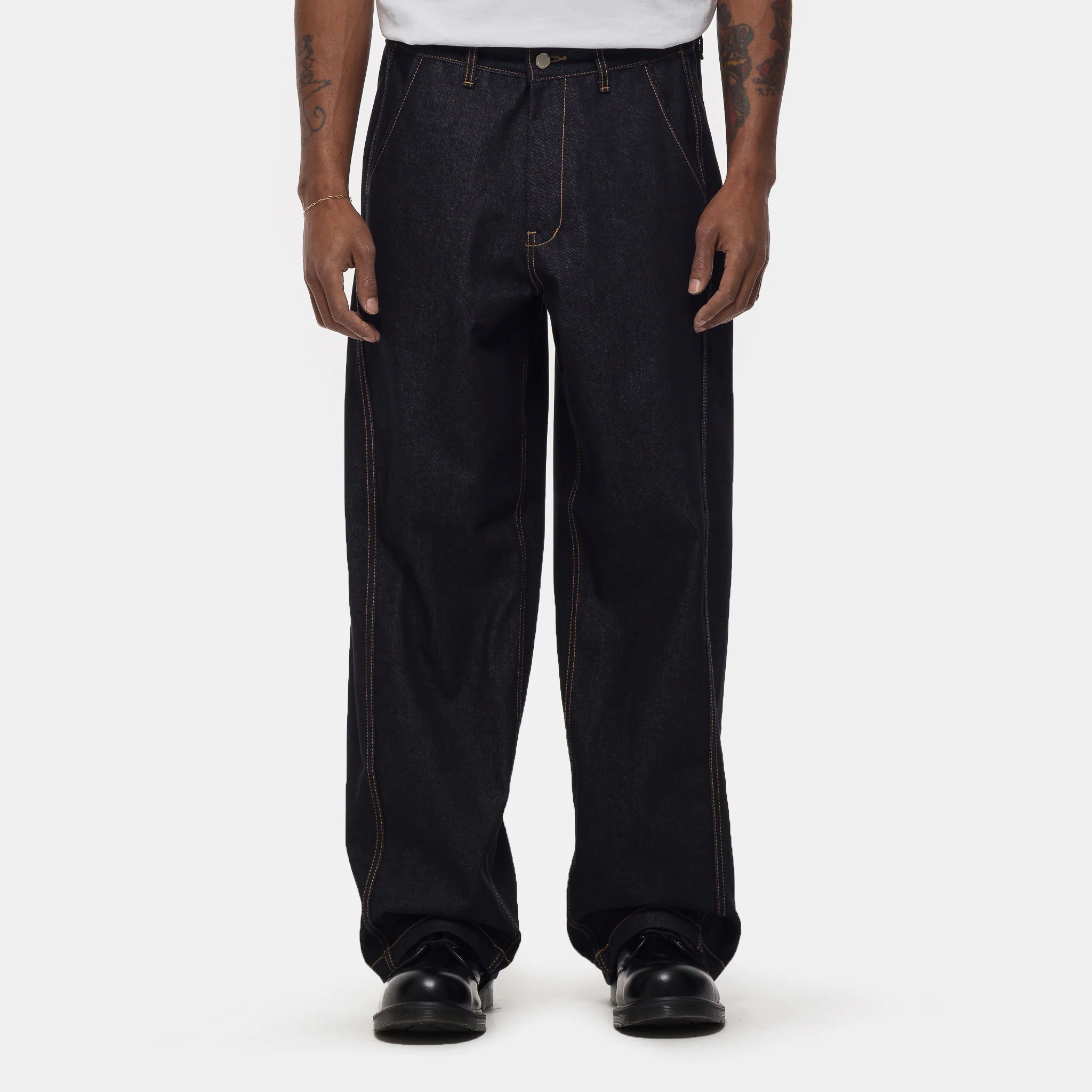 Raw Denim In-Stitch Jean in Indigo