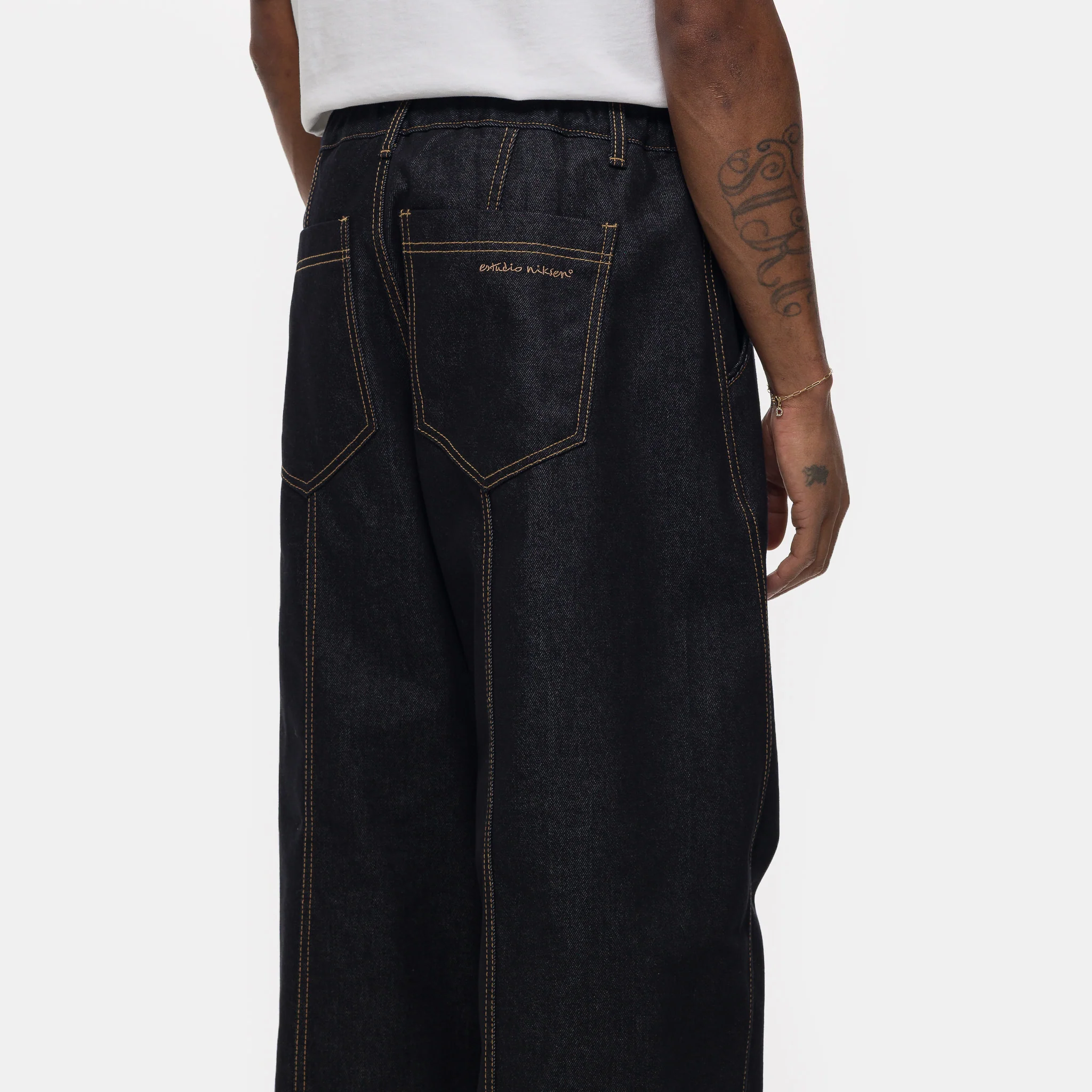 Raw Denim In-Stitch Jean in Indigo - Image 5