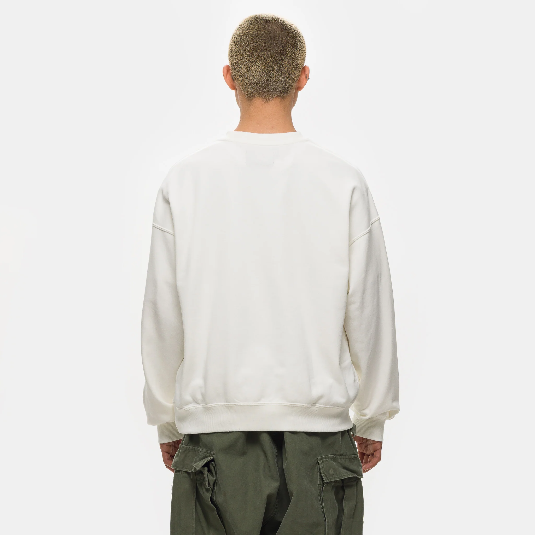 Realtree Crewneck Sweatshirt in Sail/Black - Image 3