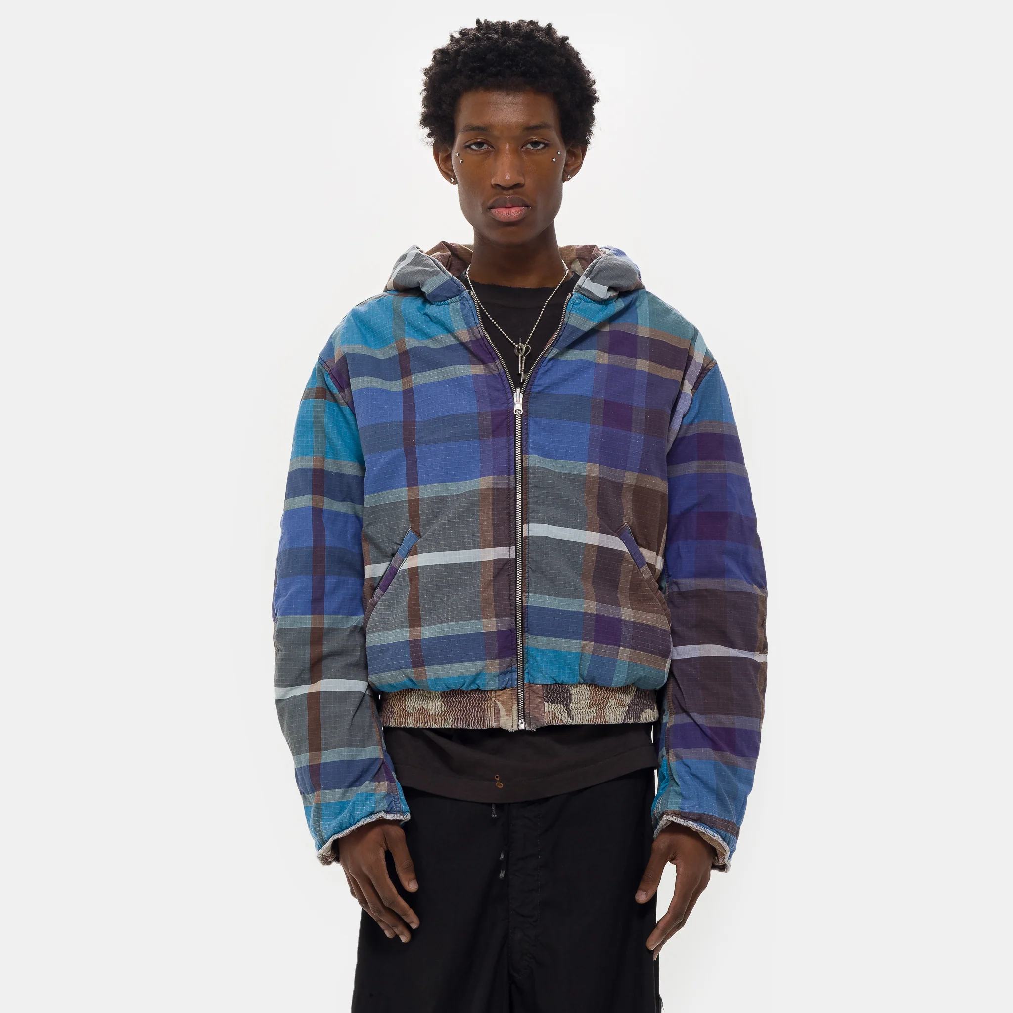 Reversible Bomber in Reno Camo Stone - Image 5