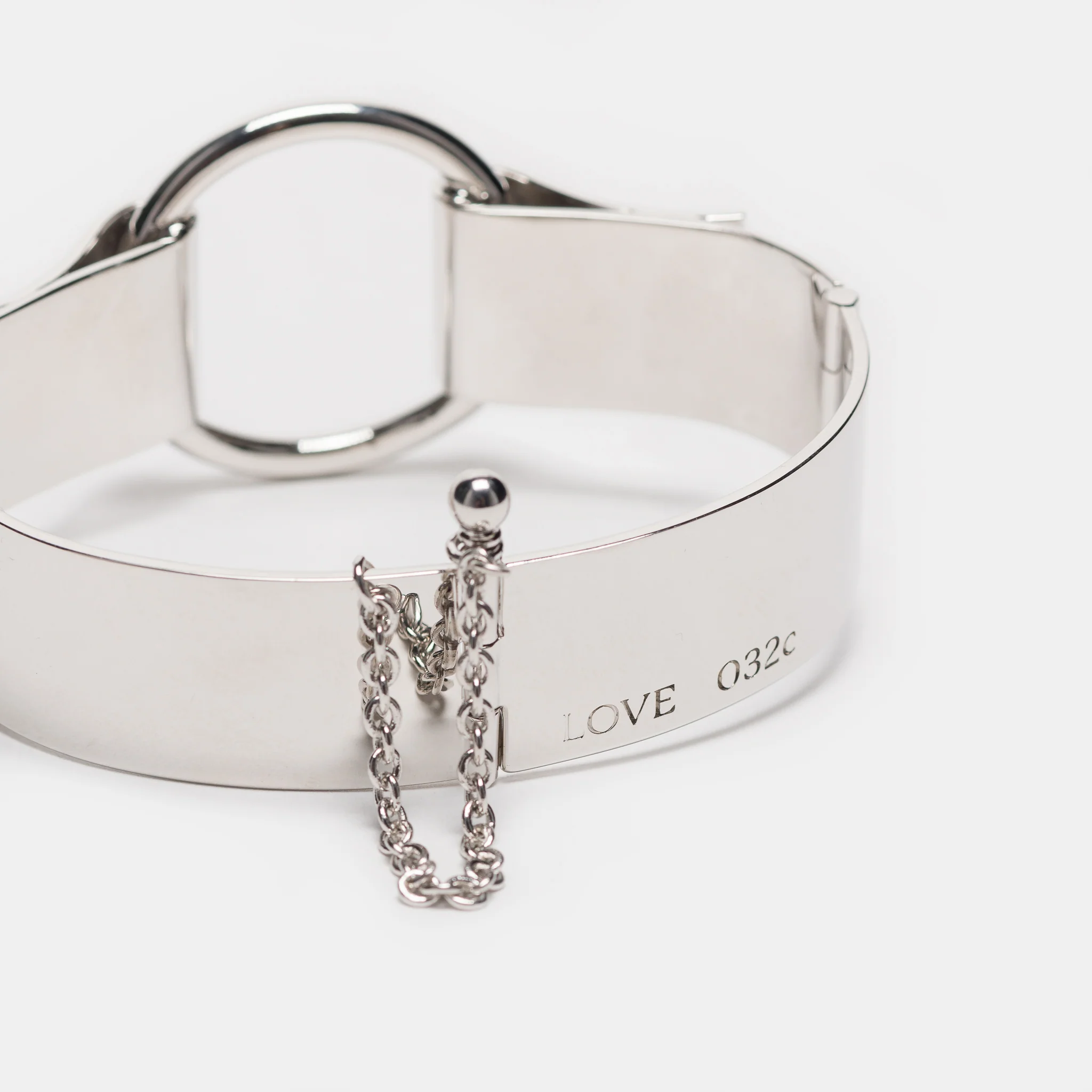 Ring Arm Cuff in Silver - Image 2
