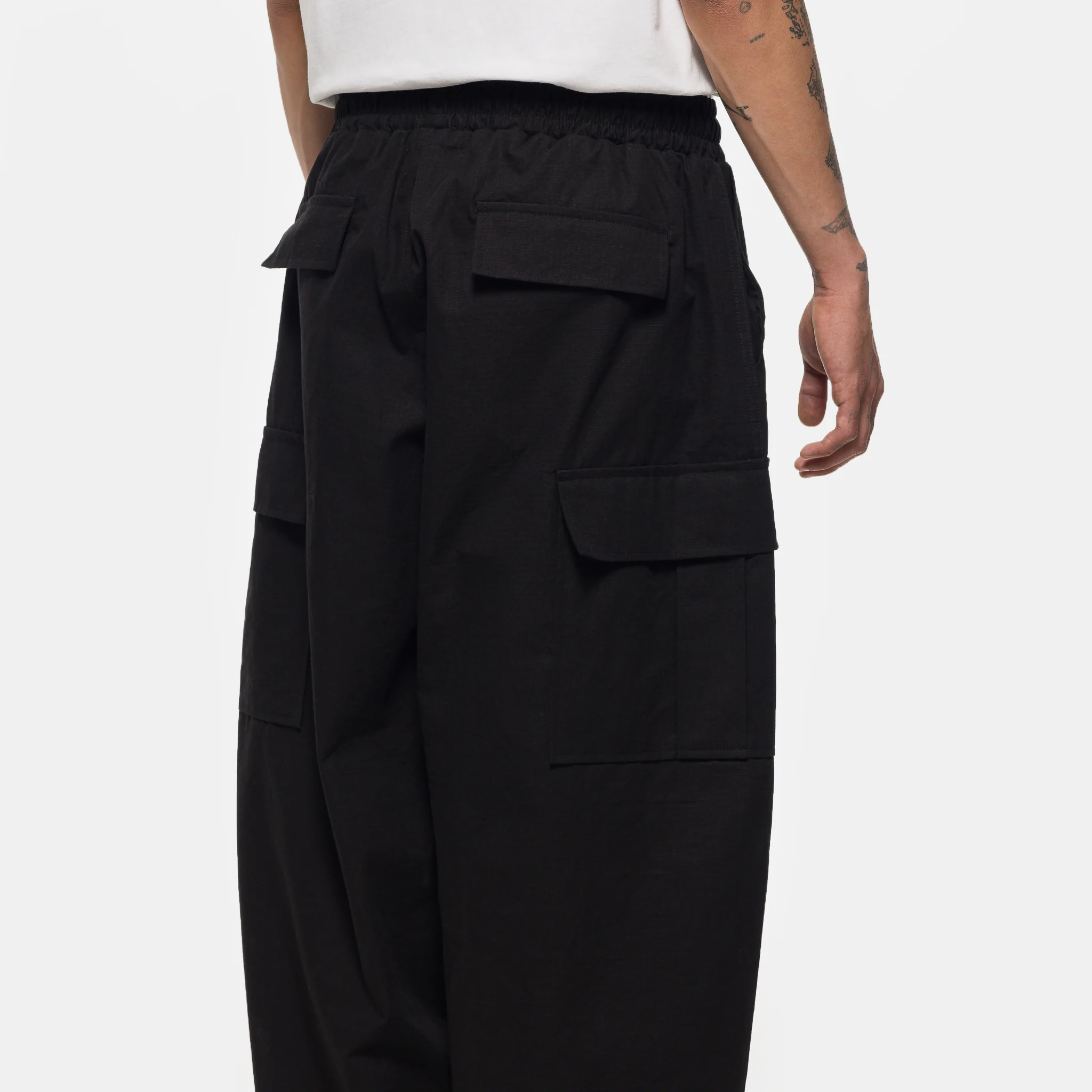 Ripstop Cargo Wide Pant in Black - Image 5