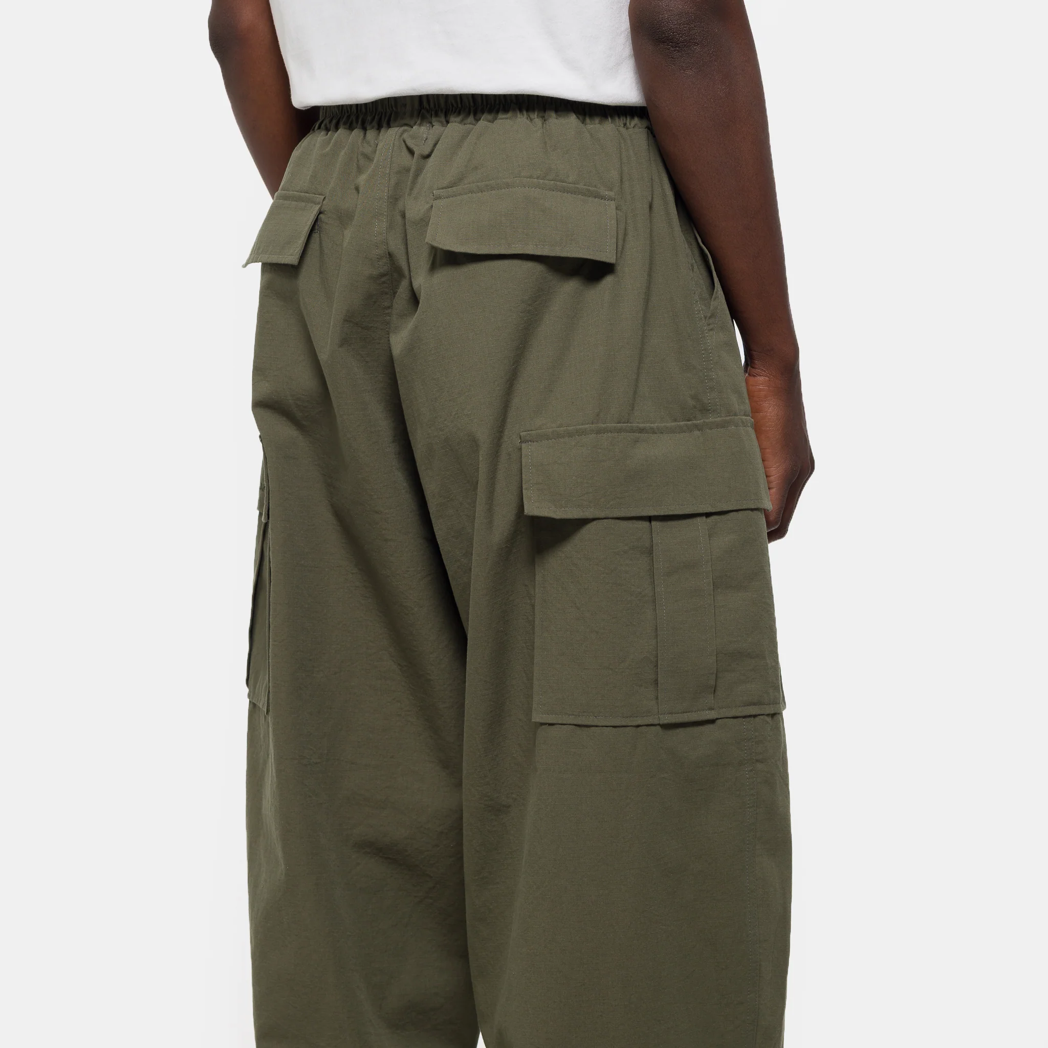 Ripstop Cargo Wide Pant in Khaki - Image 5