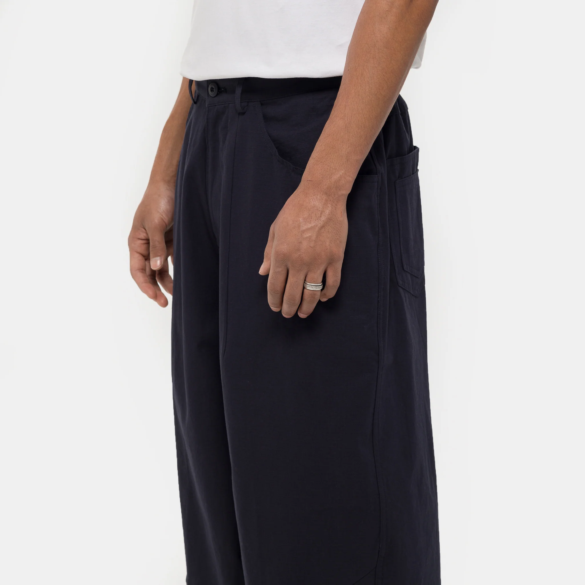 Ripstop Workers Trouser in Navy - Image 4