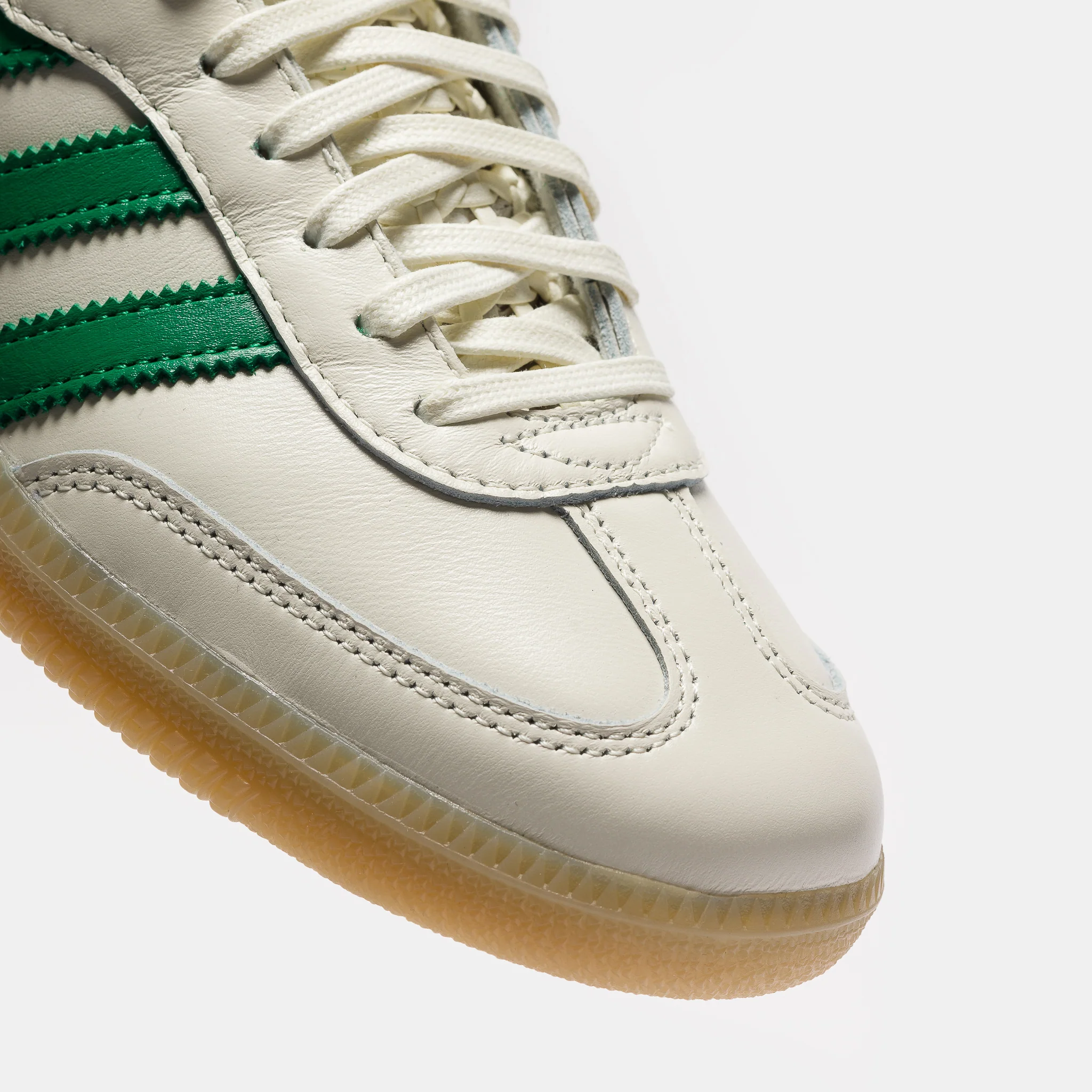 Samba OG Sneaker in White/Green - Image 6