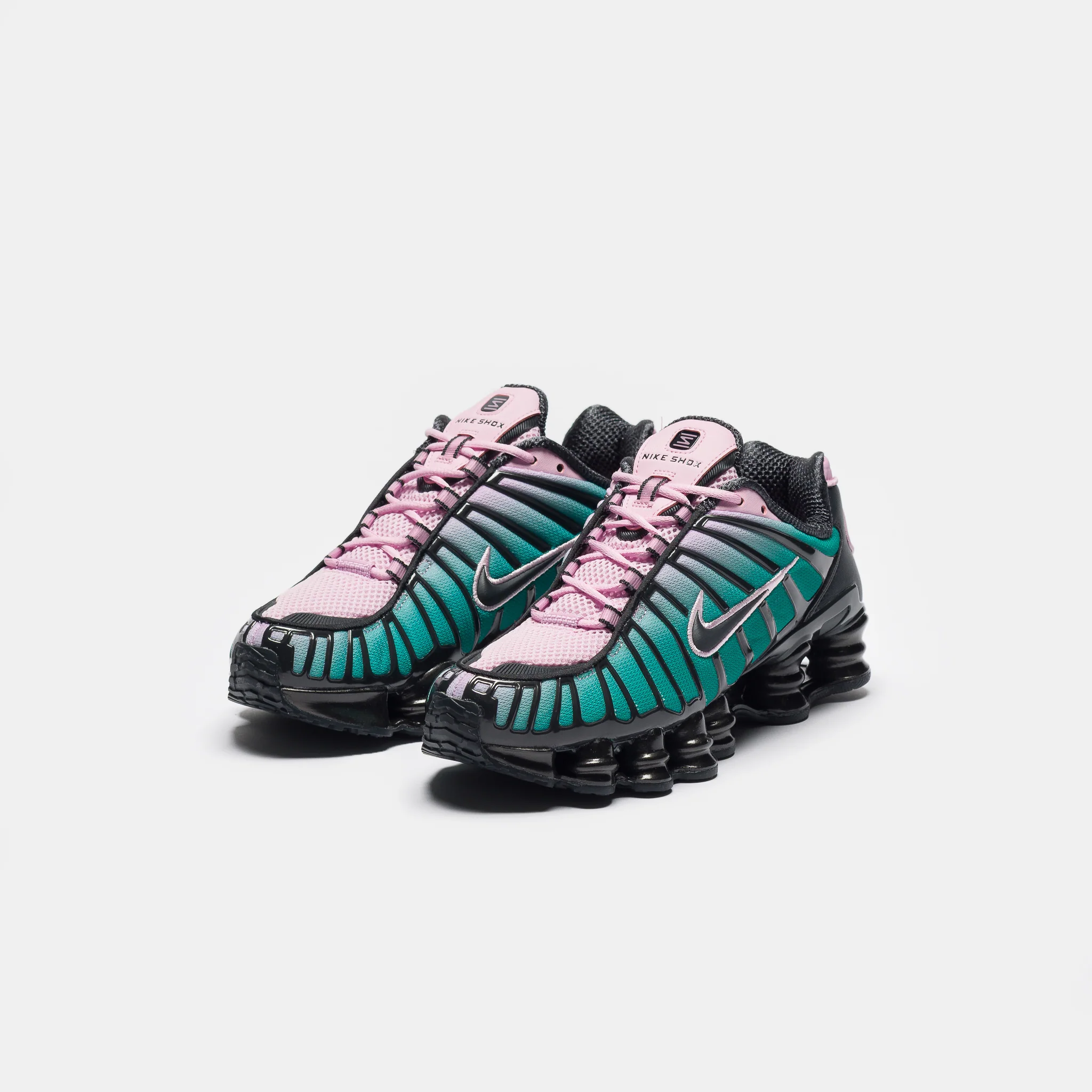 Shox TL Fade Sneaker in Lt Arctic Pink/Neptune Green/Off Noir - Image 3