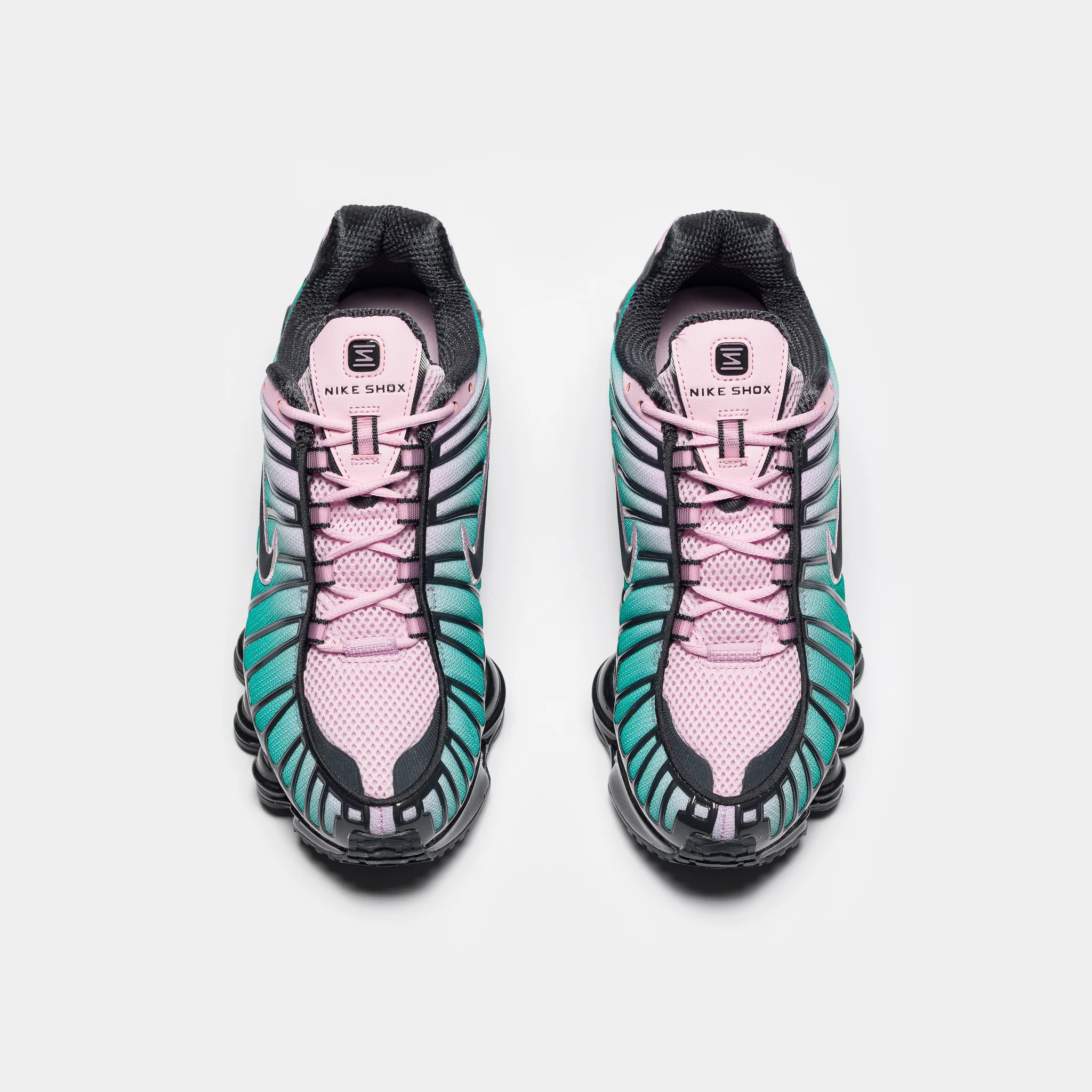 Shox TL Fade Sneaker in Lt Arctic Pink/Neptune Green/Off Noir - Image 4