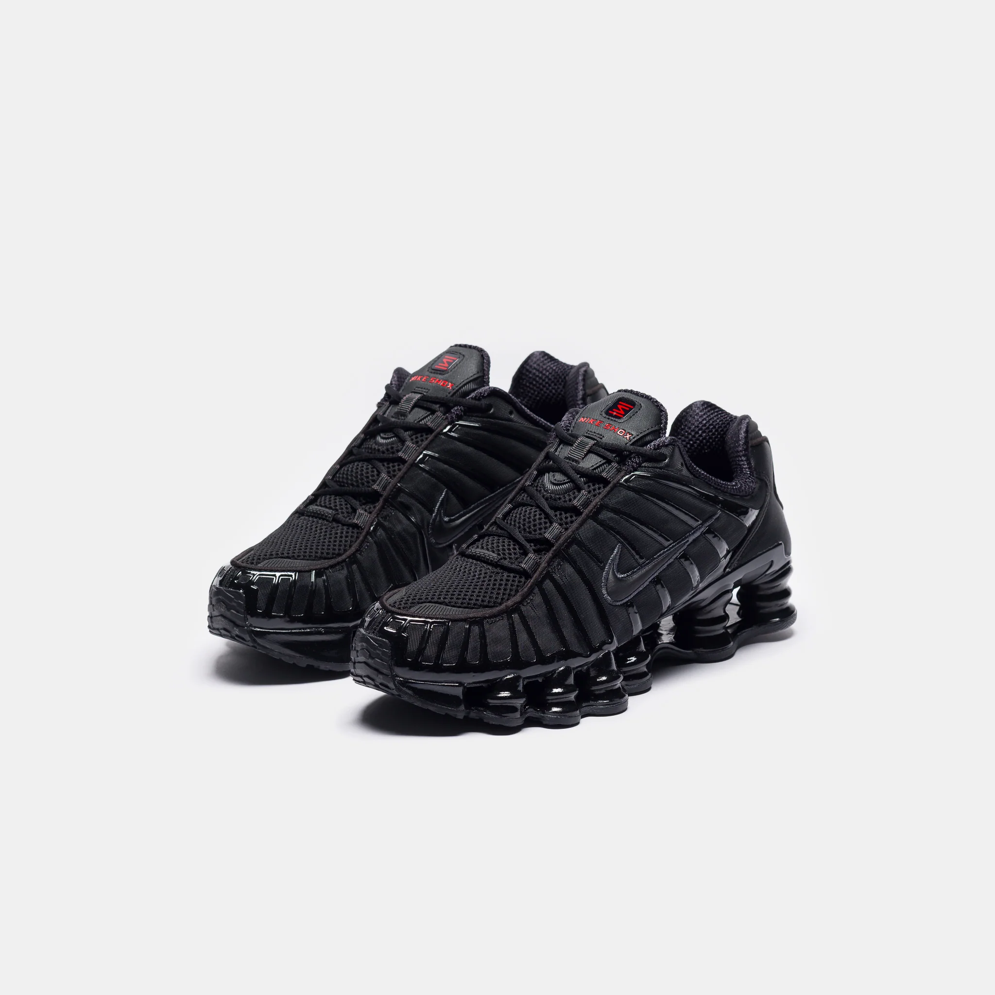 Shox TL Sneaker in Black/Black/Metallic Hematite/Max Orange - Image 3