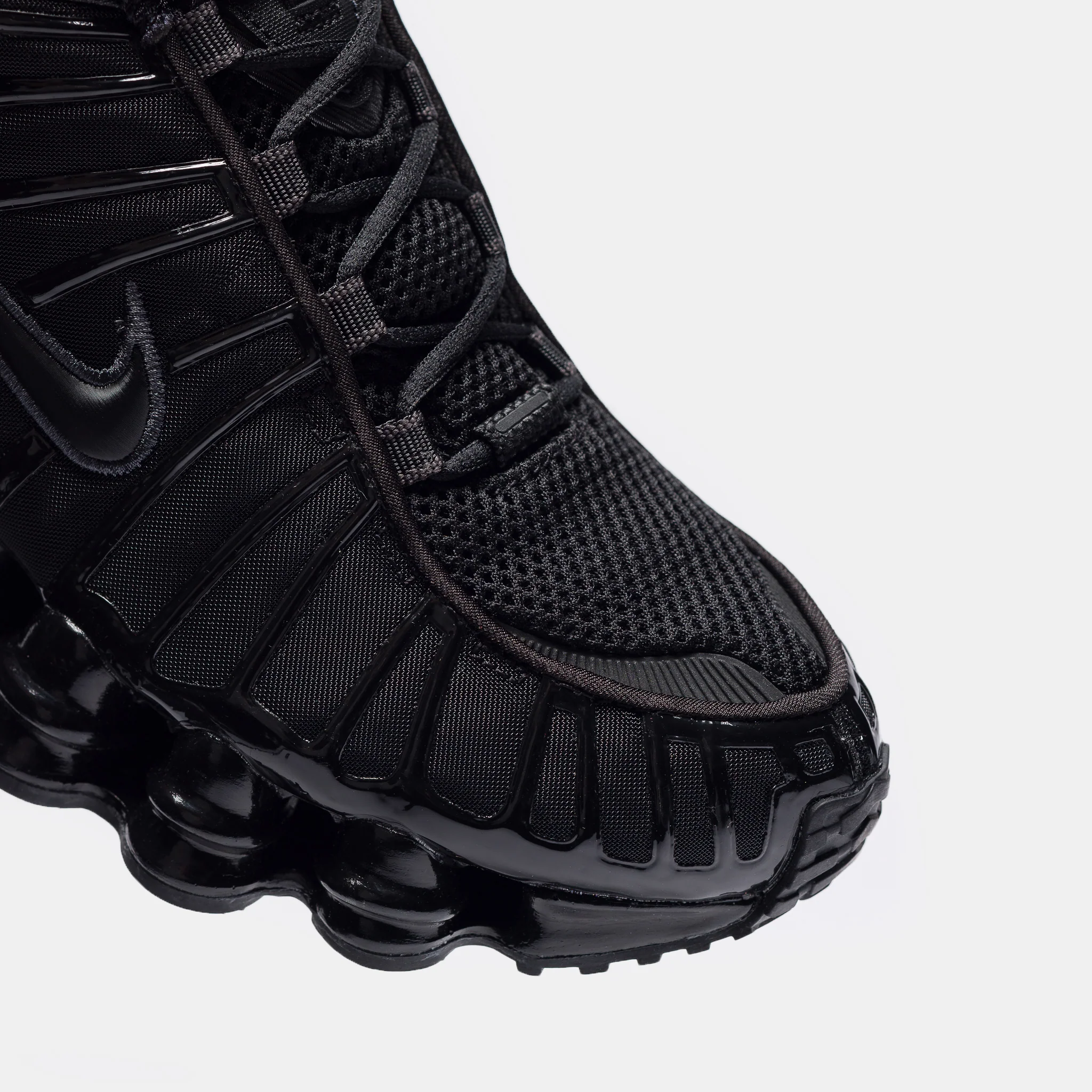 Shox TL Sneaker in Black/Black/Metallic Hematite/Max Orange - Image 6