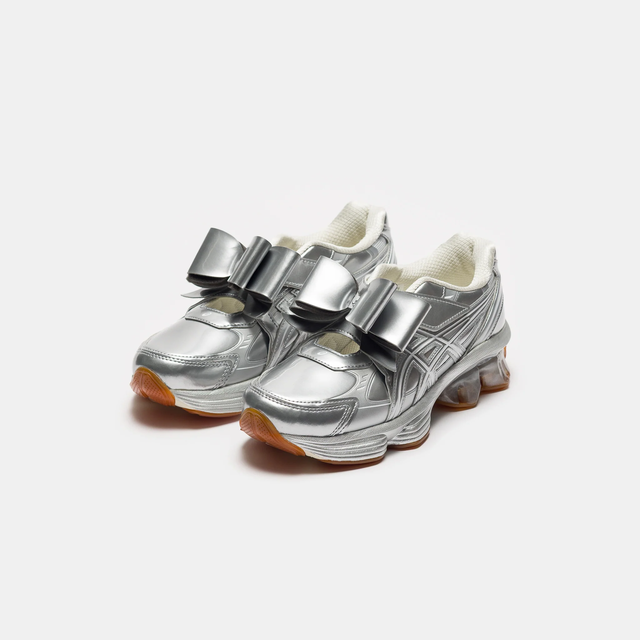 Shushu/Tong Gel-Kinetic Fluent Sneaker in Pure Silver/White - Image 3