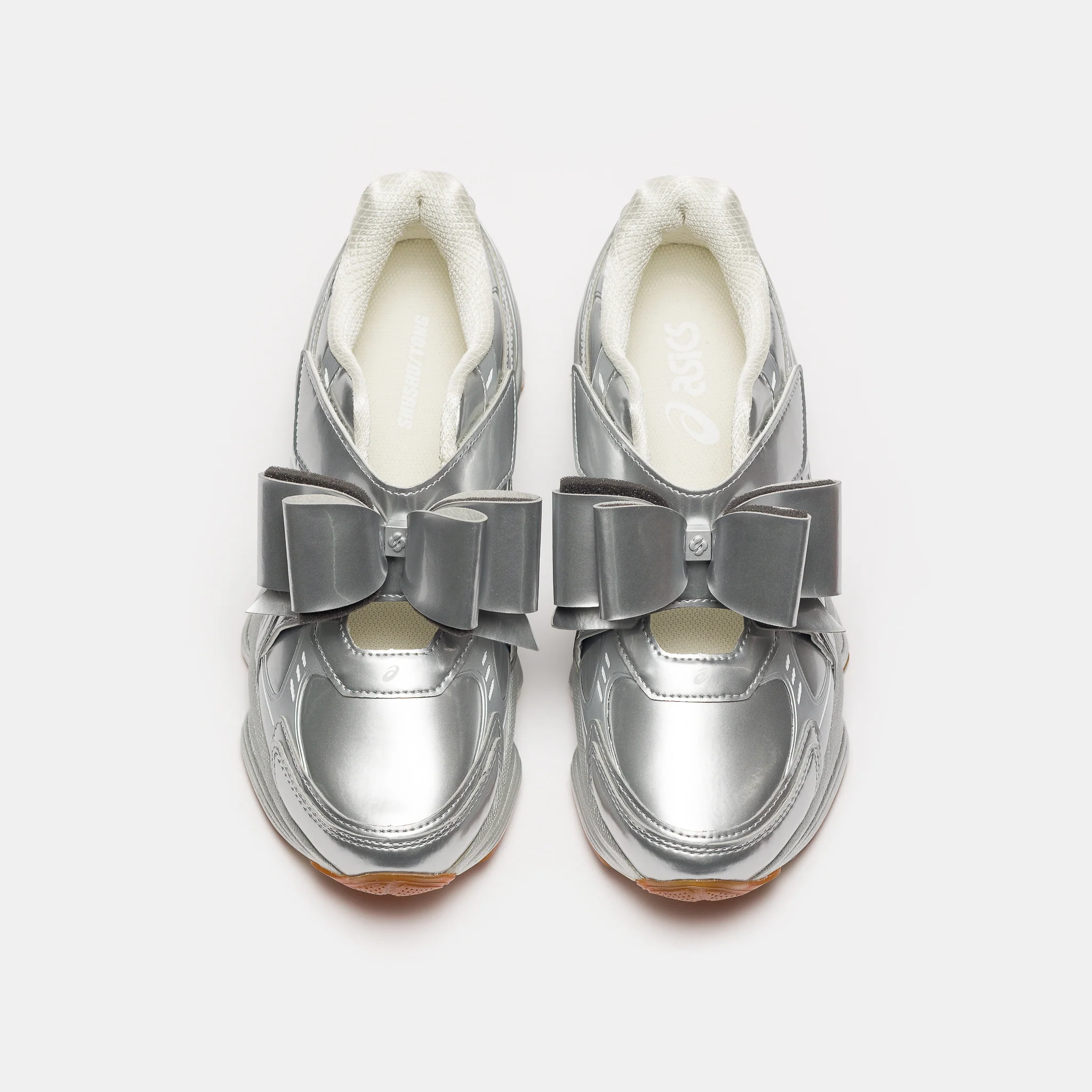 Shushu/Tong Gel-Kinetic Fluent Sneaker in Pure Silver/White - Image 4
