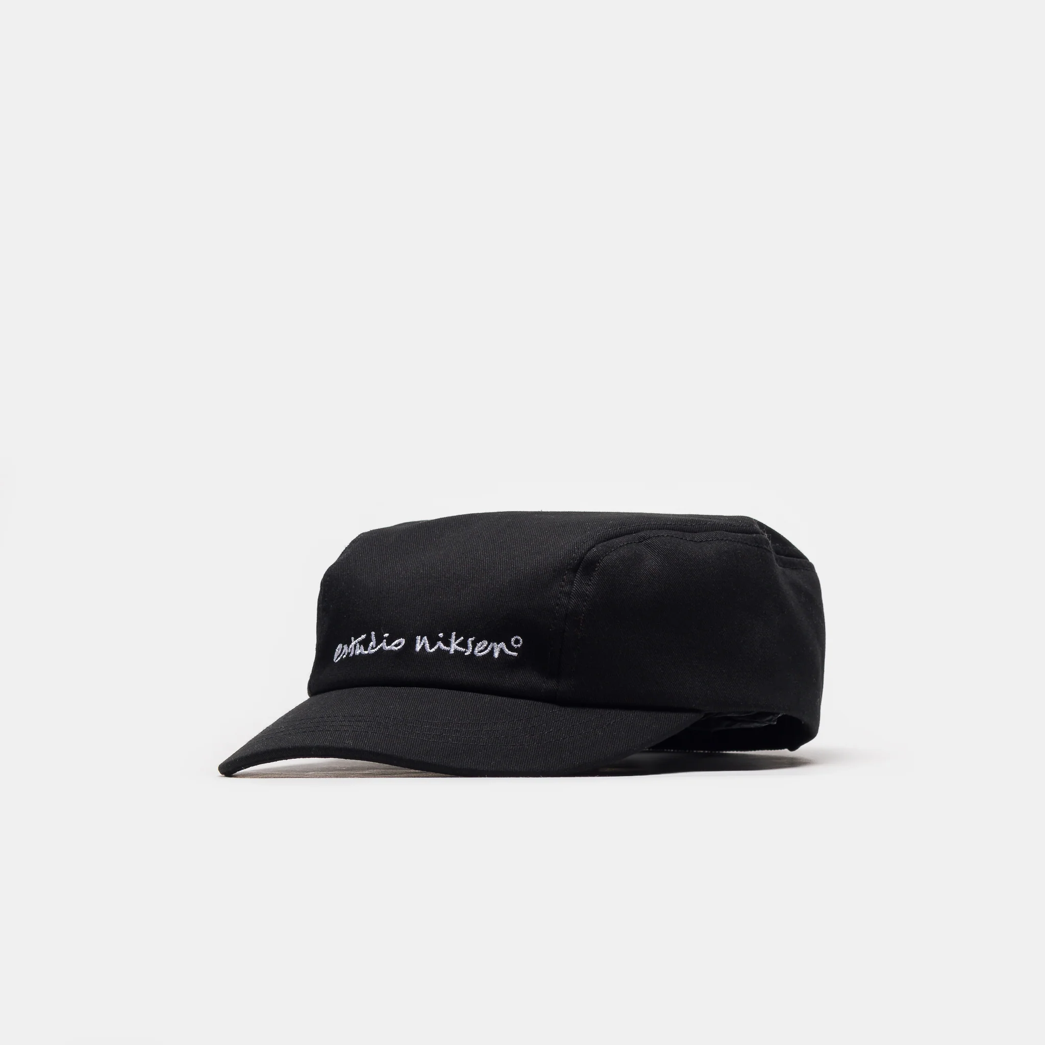 Signature Army Cap in Black - Image 2