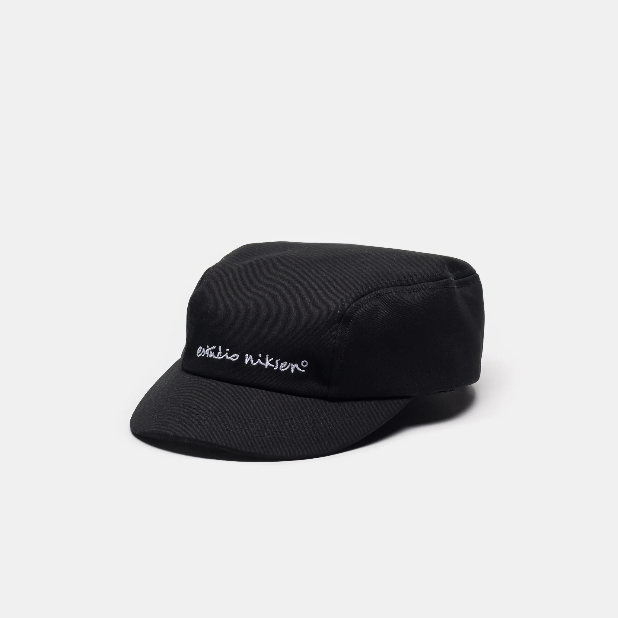 Signature Army Cap in Black - Image 3