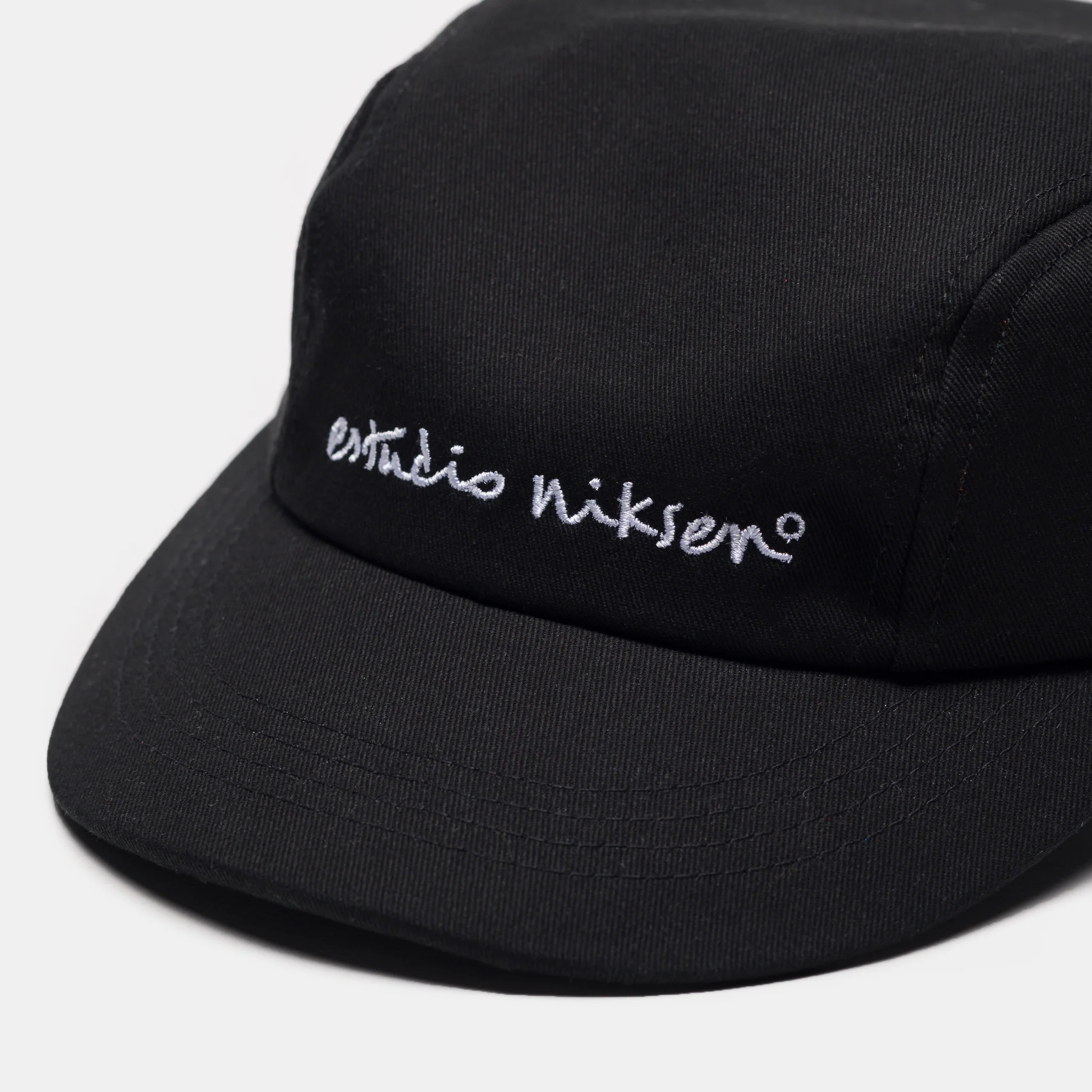 Signature Army Cap in Black - Image 5
