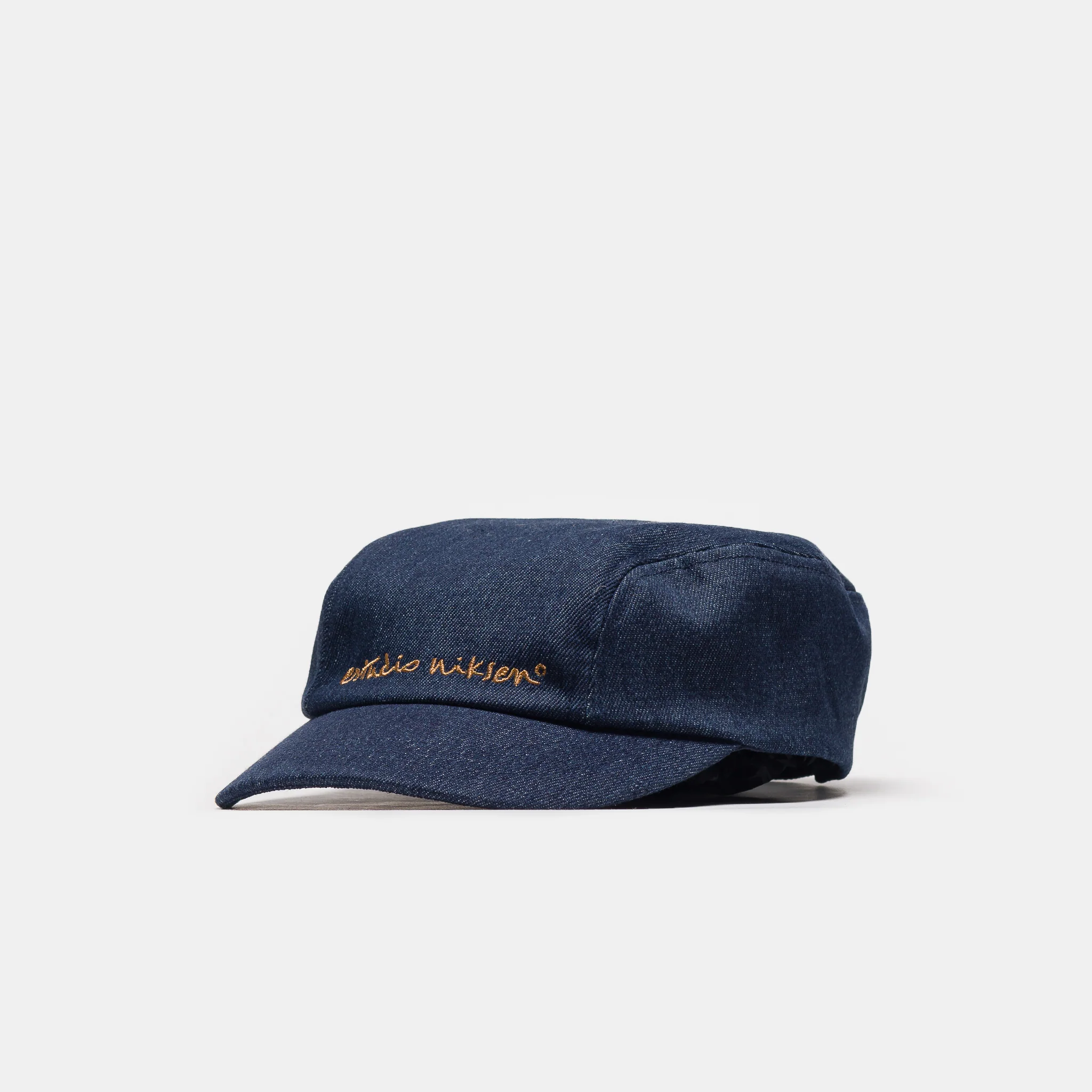 Signature Army Cap in Navy - Image 2