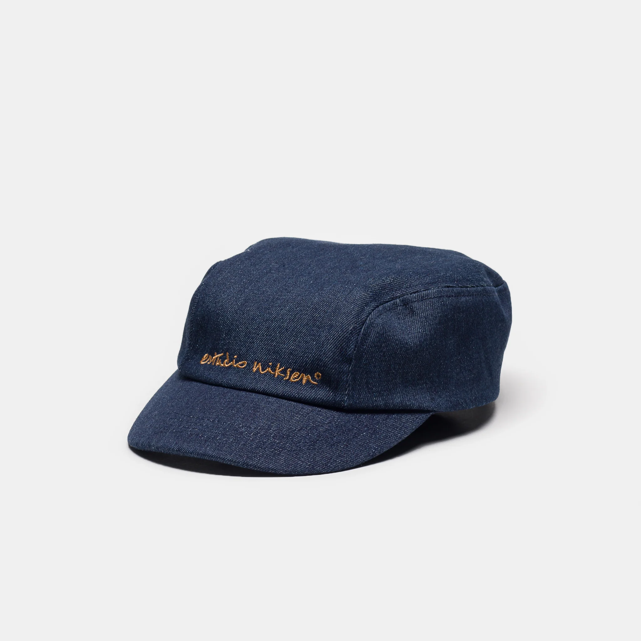 Signature Army Cap in Navy - Image 3