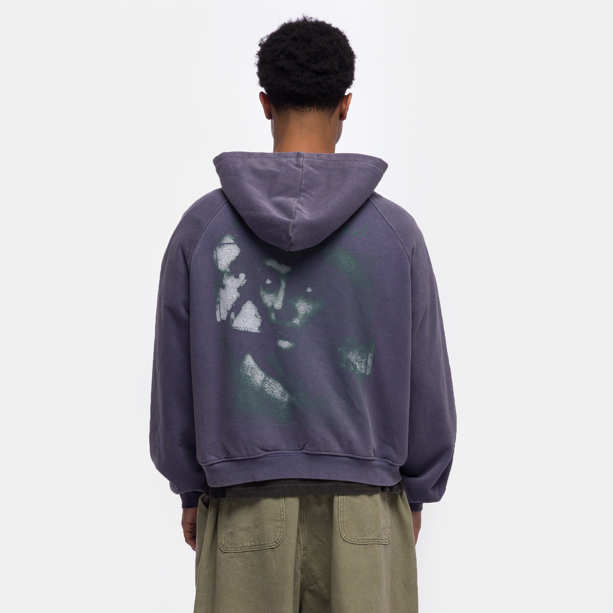 Siren Thermal Lined Zip-Up Hoodie in Navy Blue - Image 3