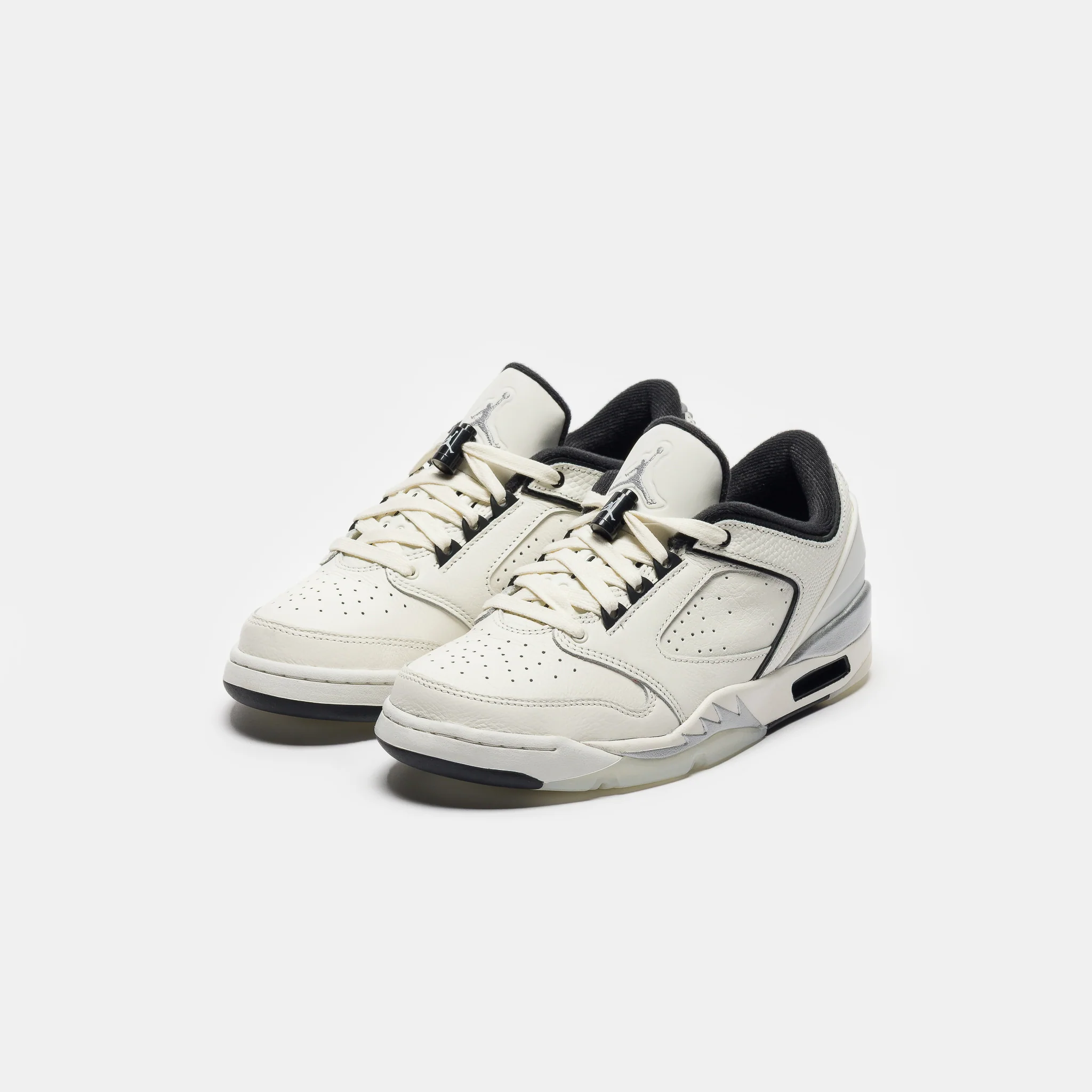Sixty Plus Low Sneaker in Sail/Metallic Silver/Black/Swan - Image 3