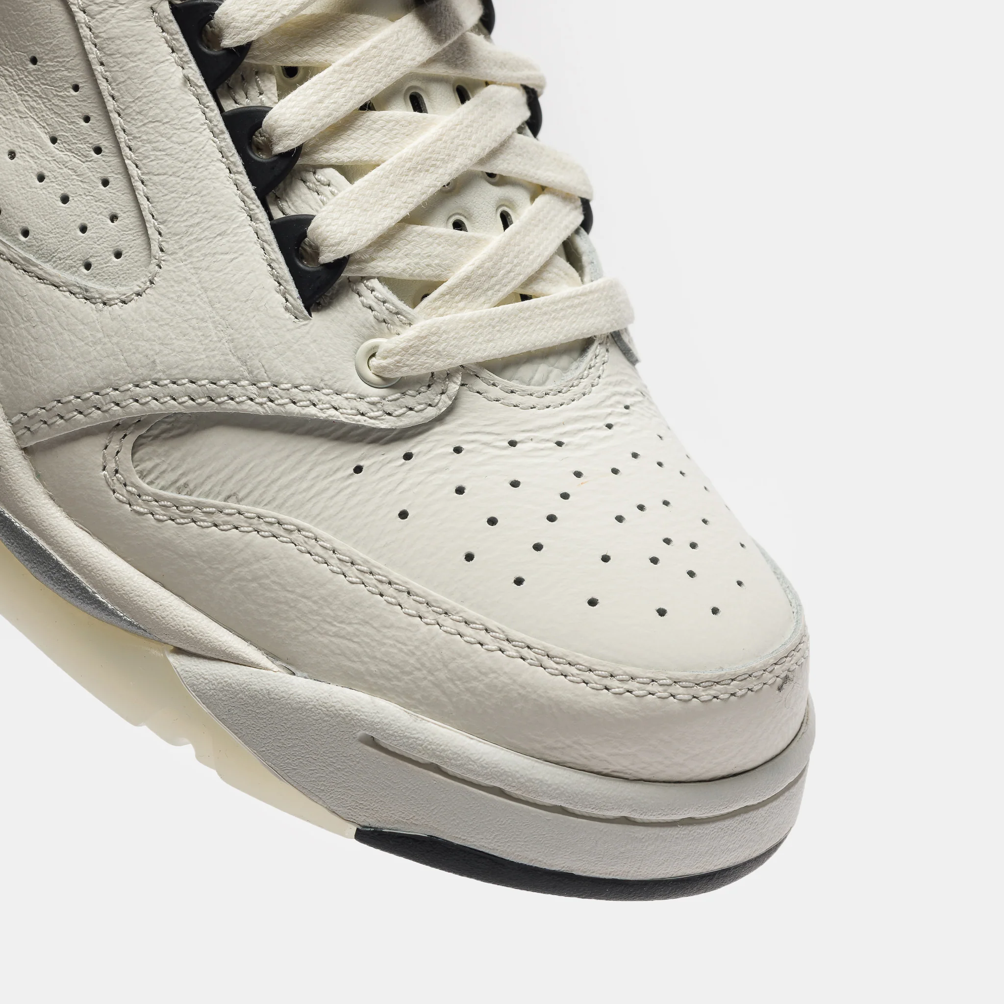 Sixty Plus Low Sneaker in Sail/Metallic Silver/Black/Swan - Image 6
