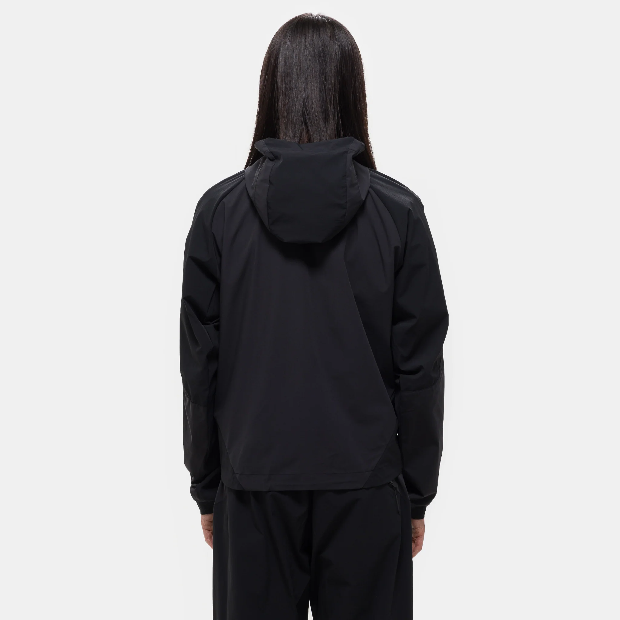 Soft Comp Hooded Jacket in Black - Image 3
