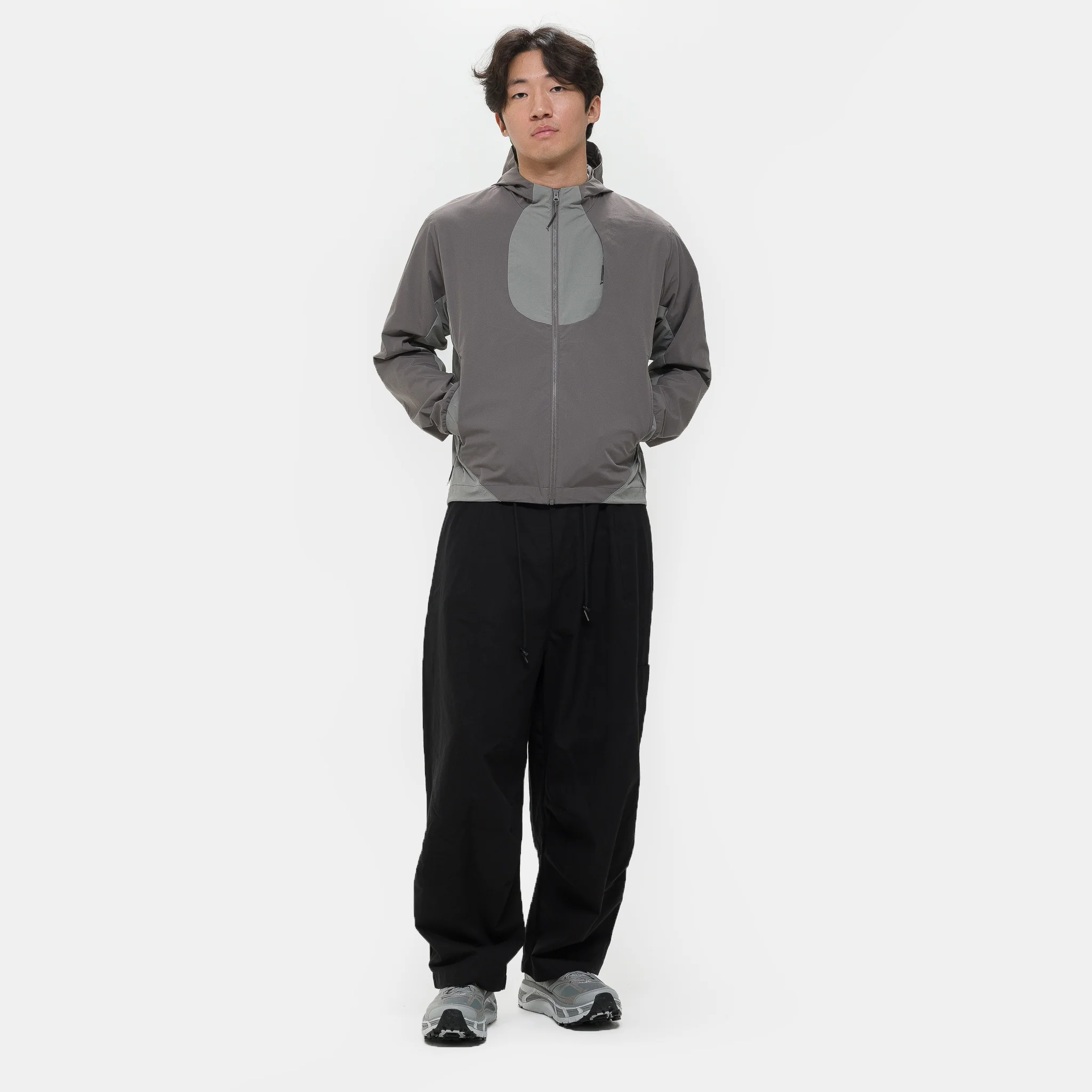 Soft Comp Hooded Jacket in Shadow/Slate - Image 2