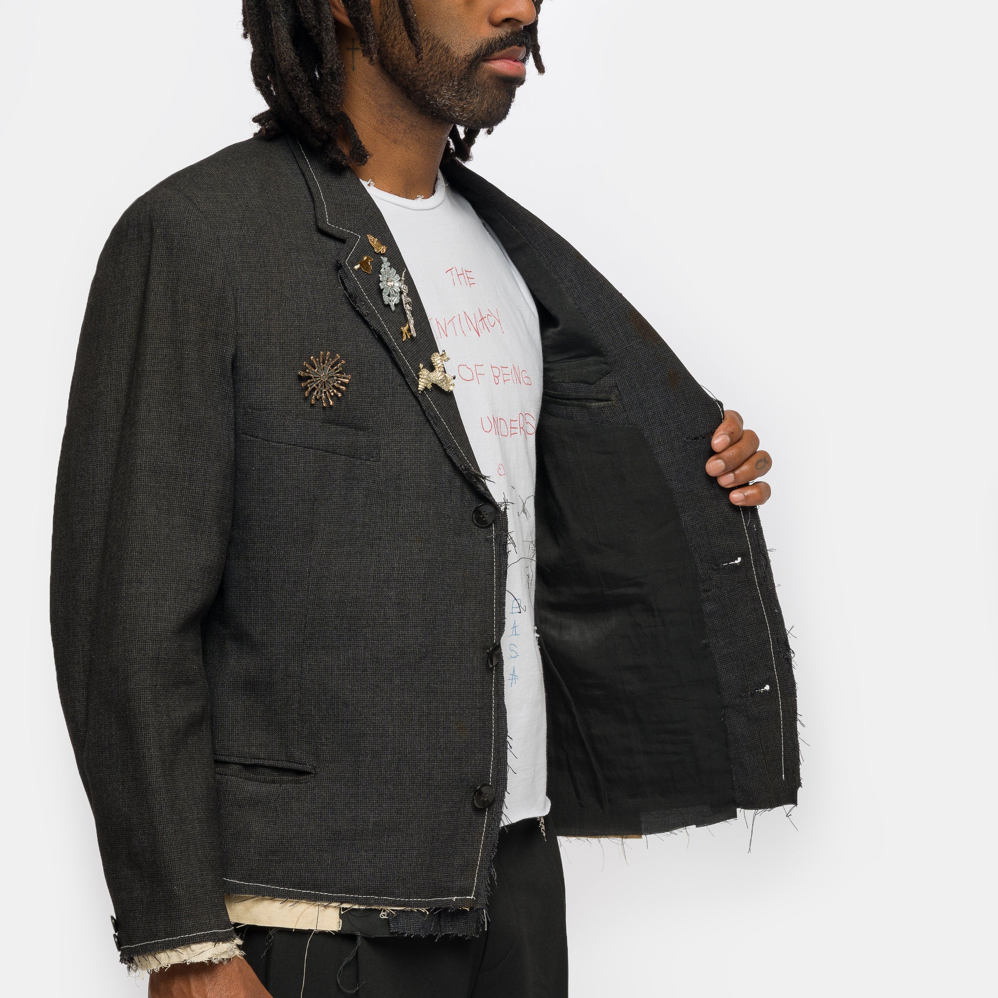 Sol Clavo Jacket in Dark Grey - Image 5