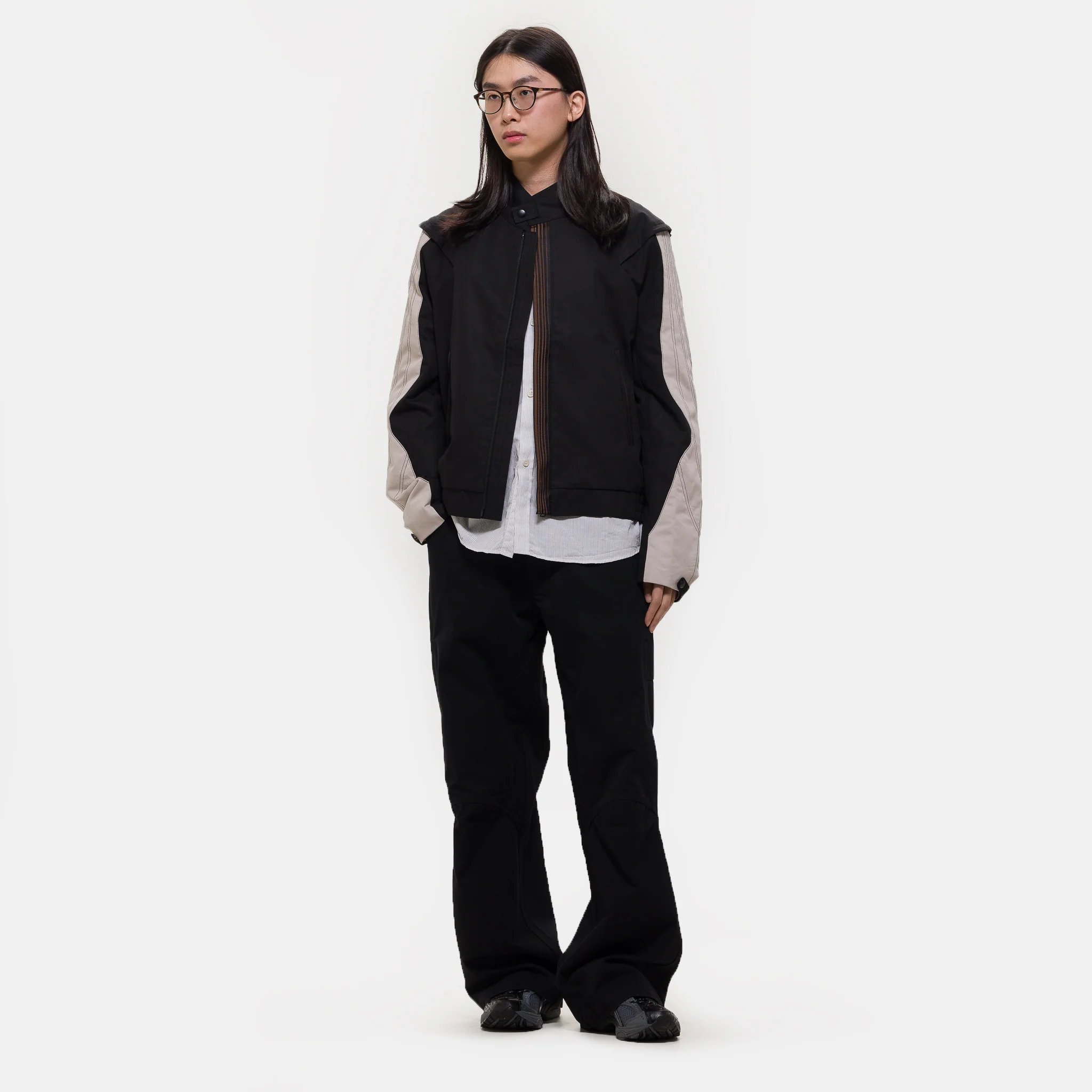 Solix Jacket in Black Sable/Seedpearl - Image 2