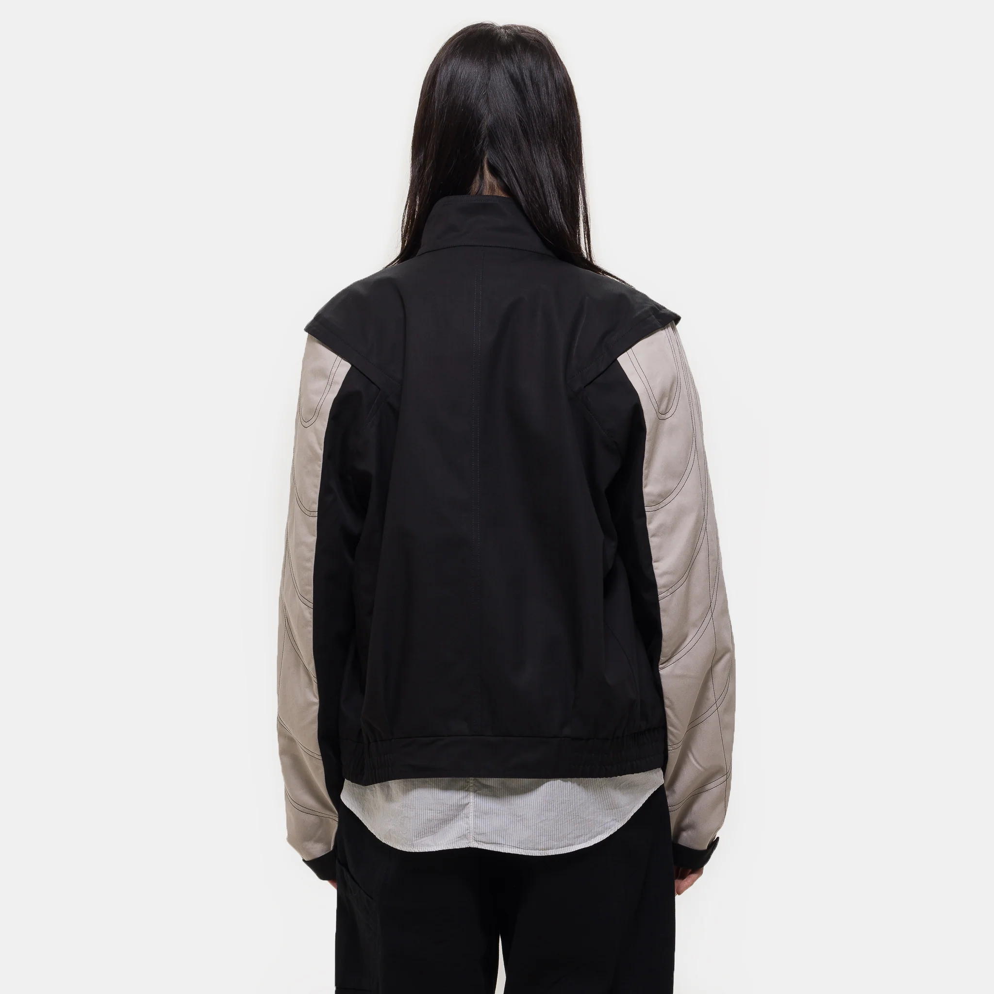 Solix Jacket in Black Sable/Seedpearl - Image 3
