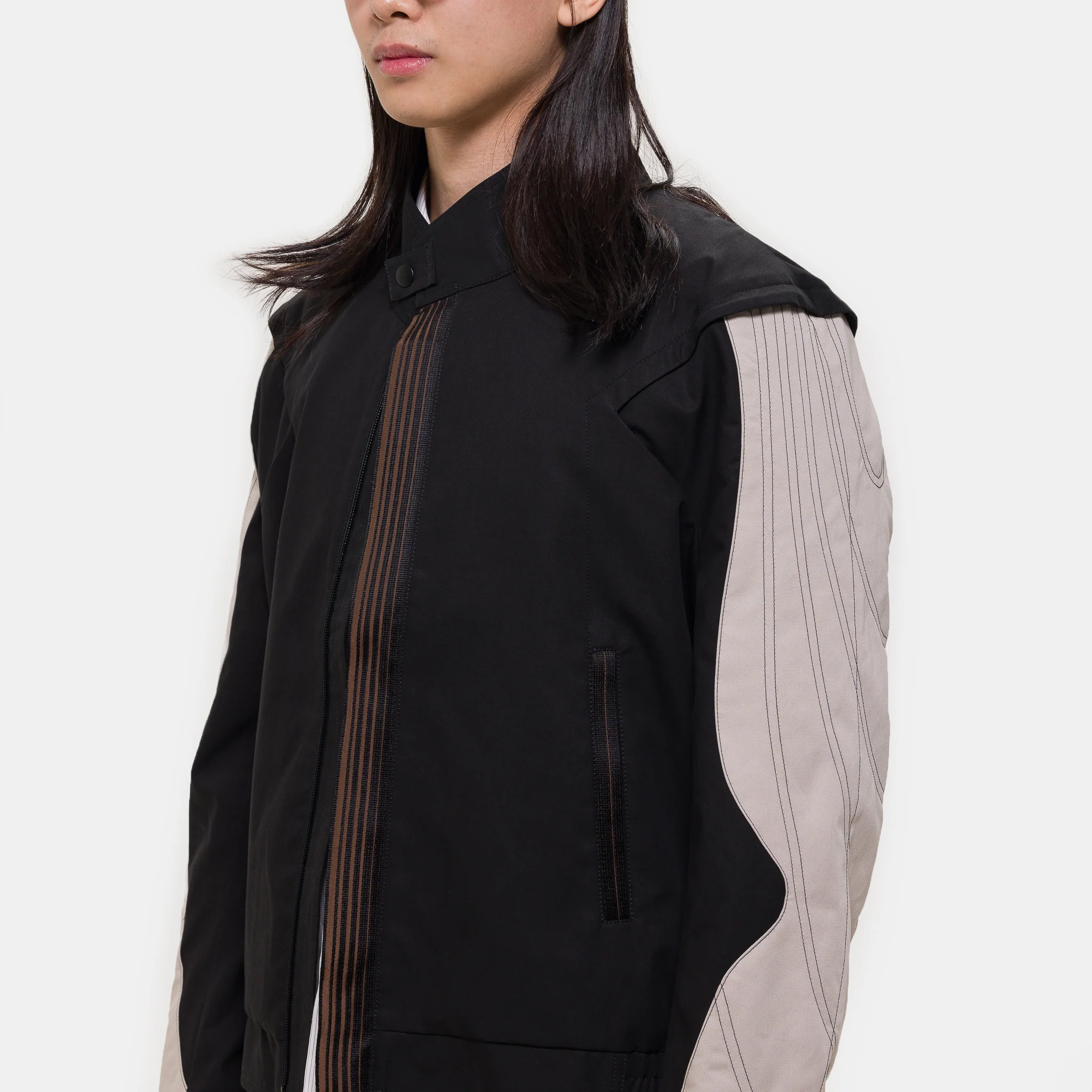 Solix Jacket in Black Sable/Seedpearl - Image 4