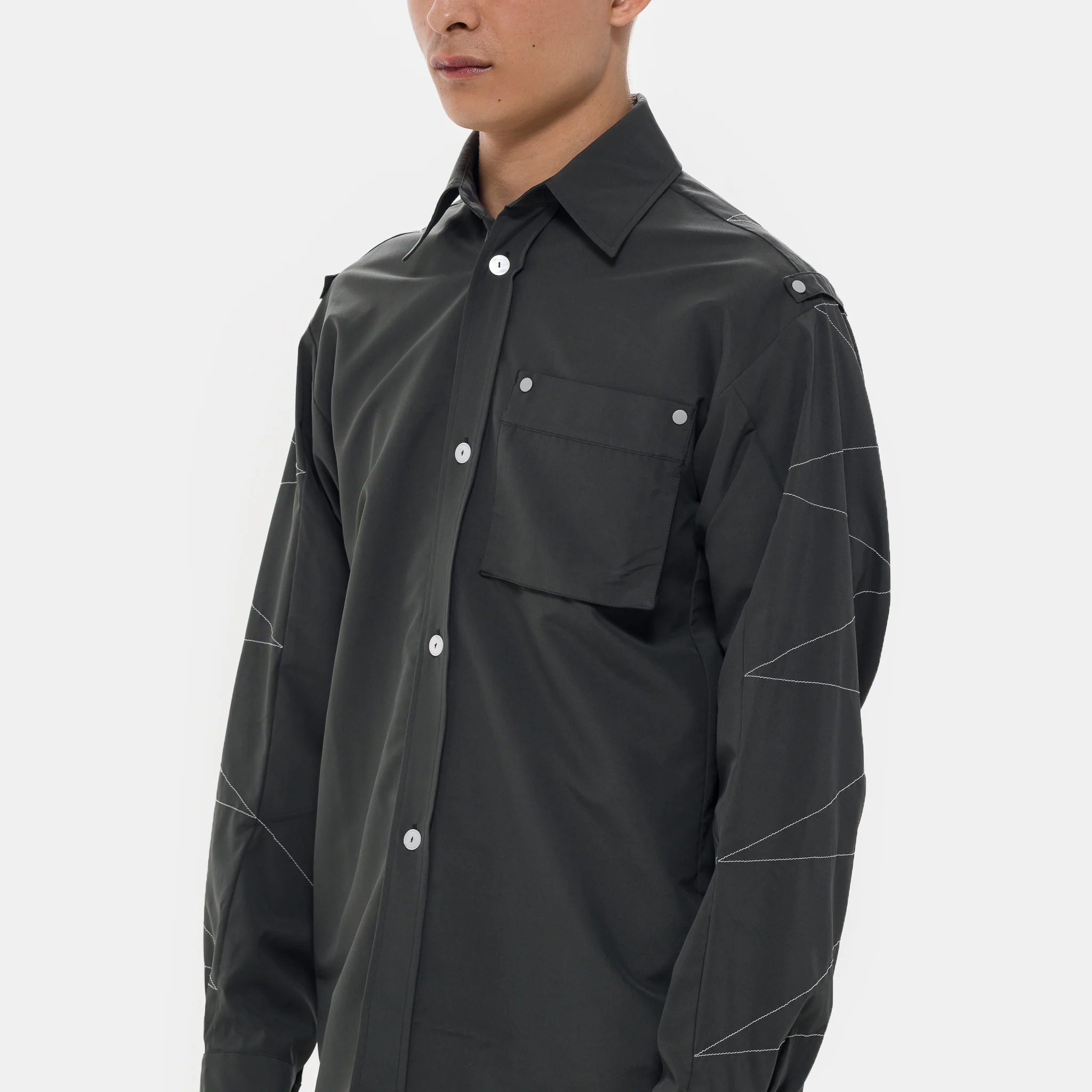 Solva Shirt in Roisin Green - Image 4