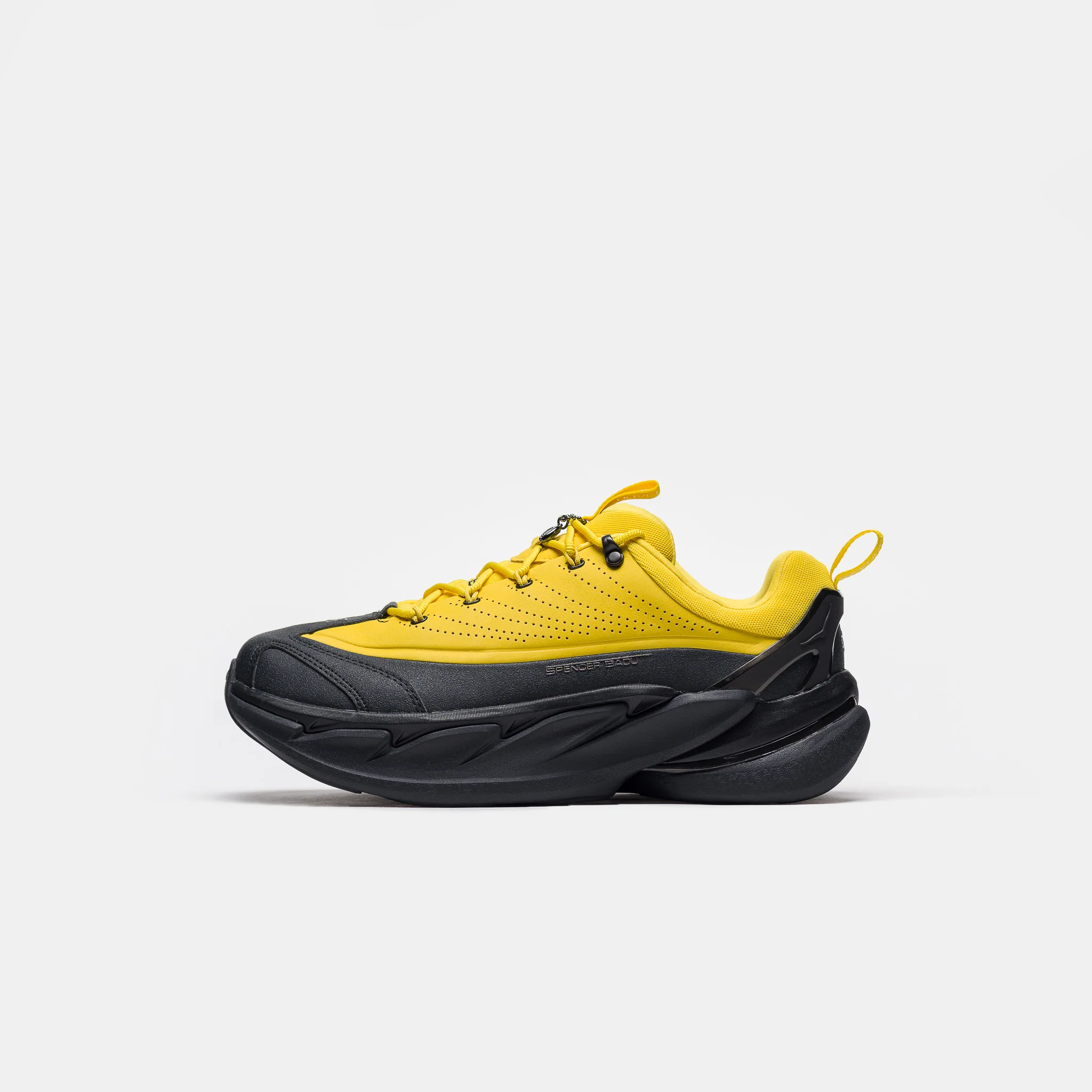 Spencer Badu Elevon Sneaker in Zest/Black