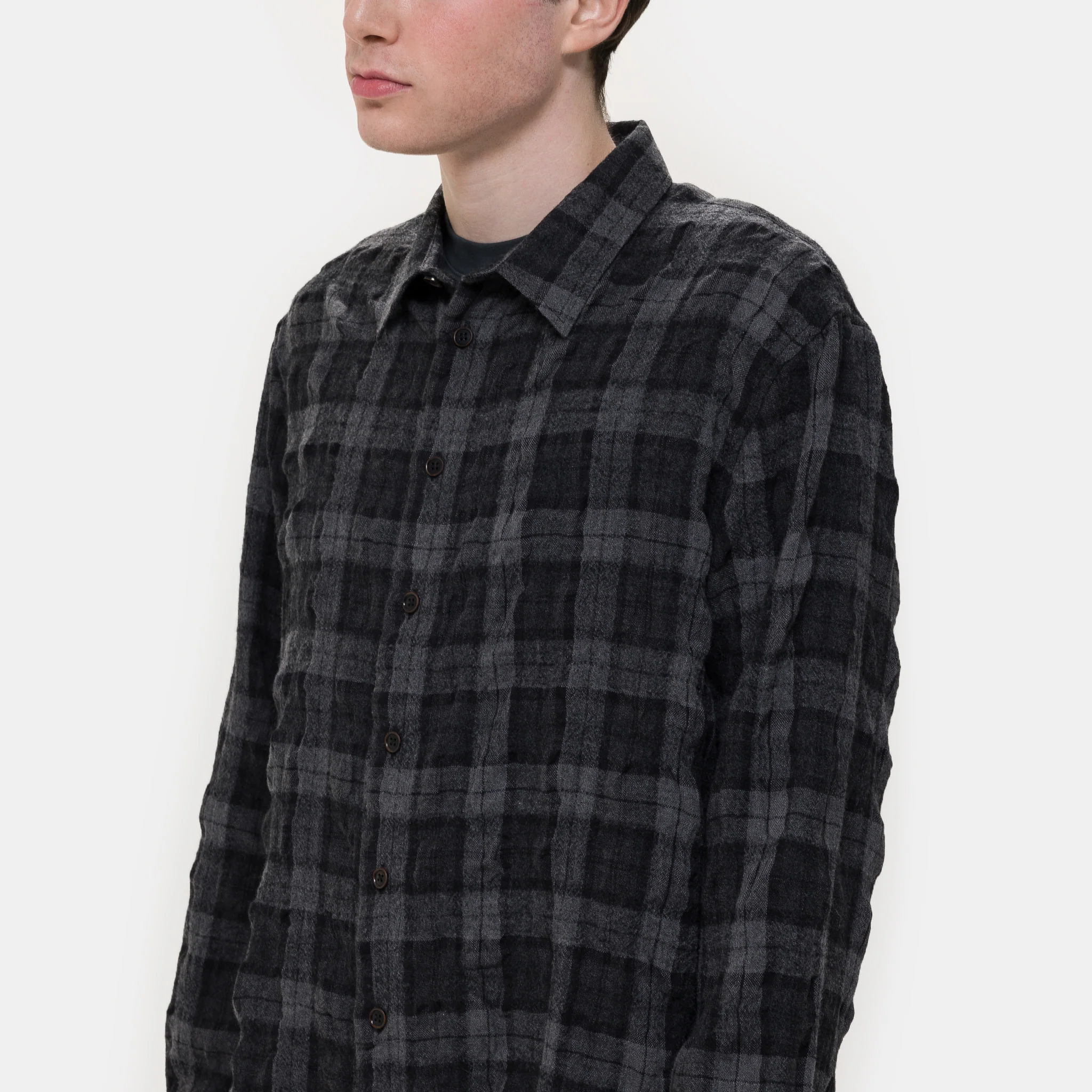 Square Shirt in Black - Image 4