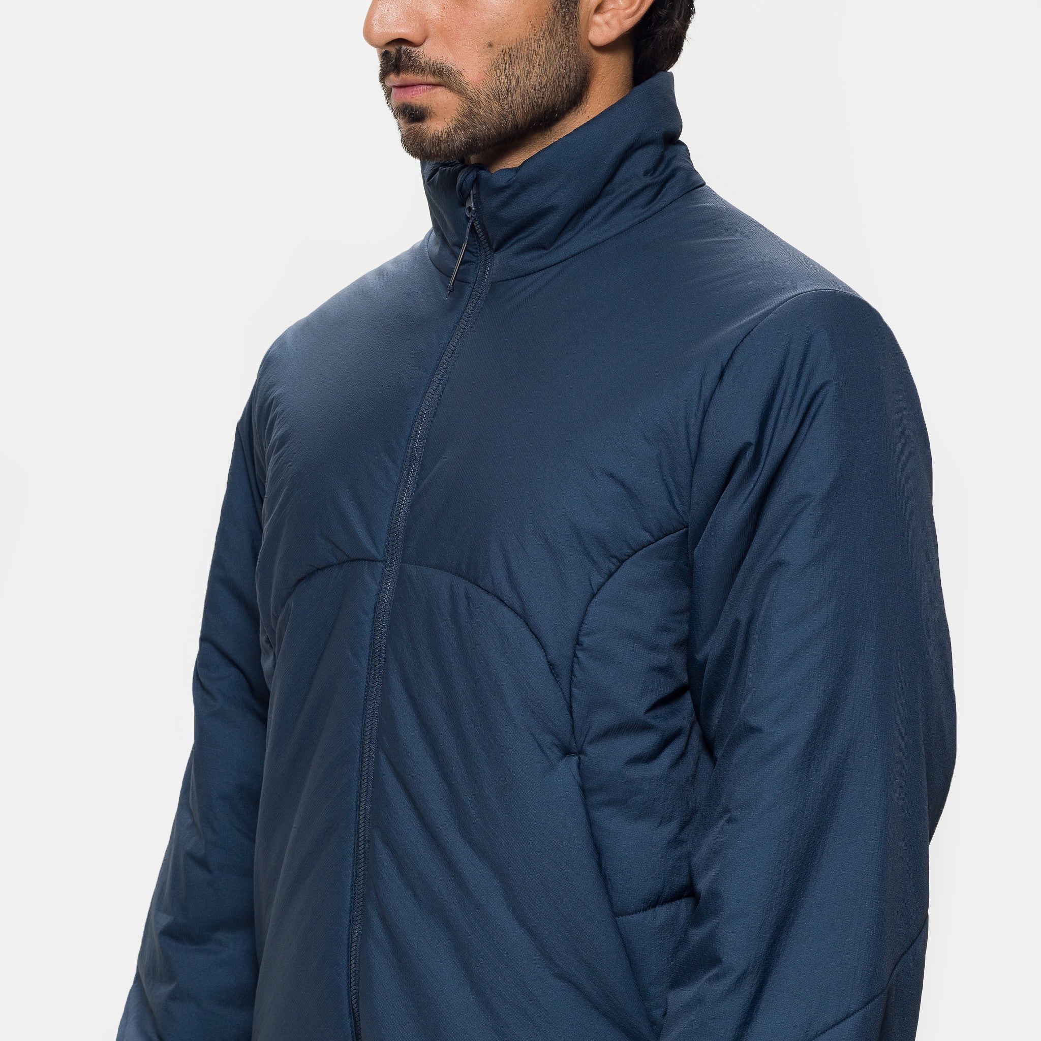 Stirrup Insulated Jacket in Slate Blue - Image 4