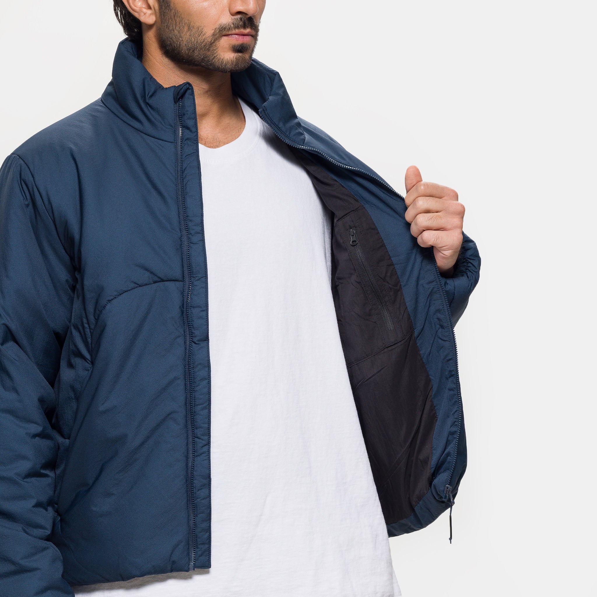 Stirrup Insulated Jacket in Slate Blue - Image 5