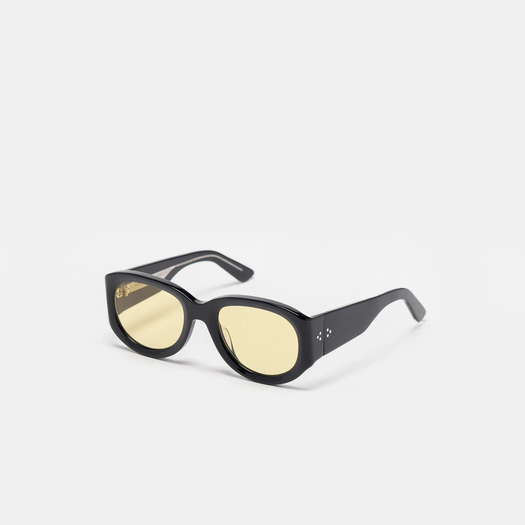 Tempo Sunglasses in Black/Yellow - Image 3